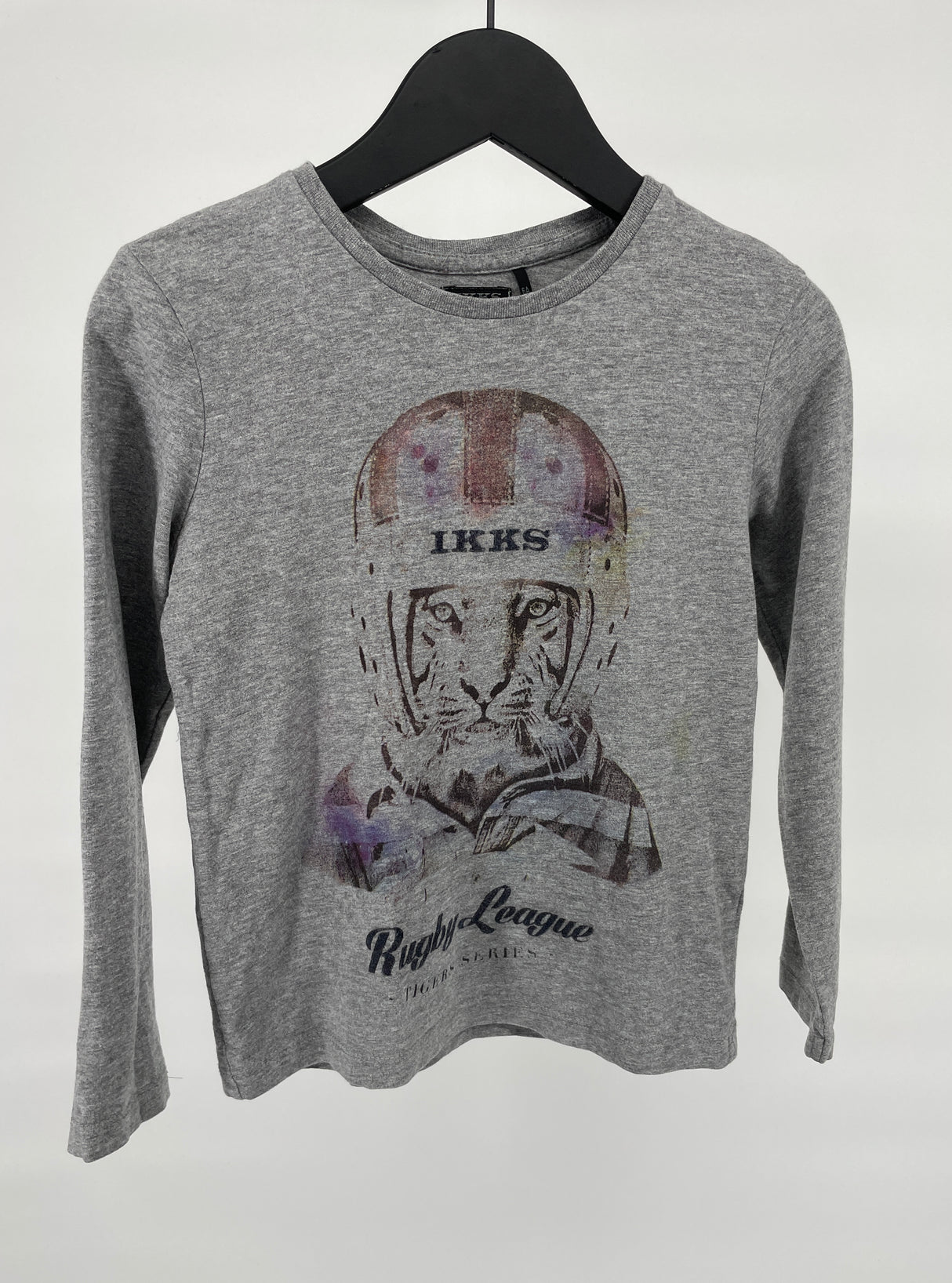 Longsleeve Grijs Rugby League Tijger Maat 116