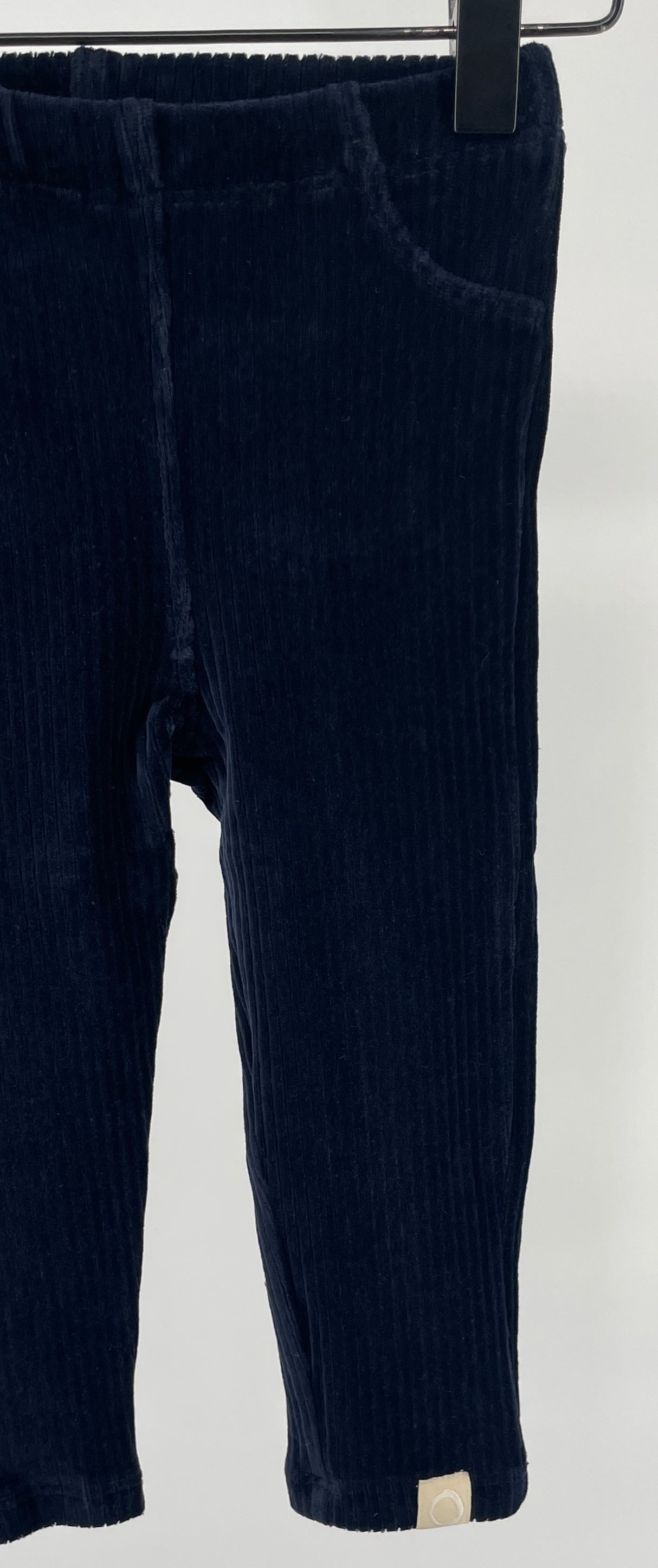 Broek Rib Donkerblauw Maat 80