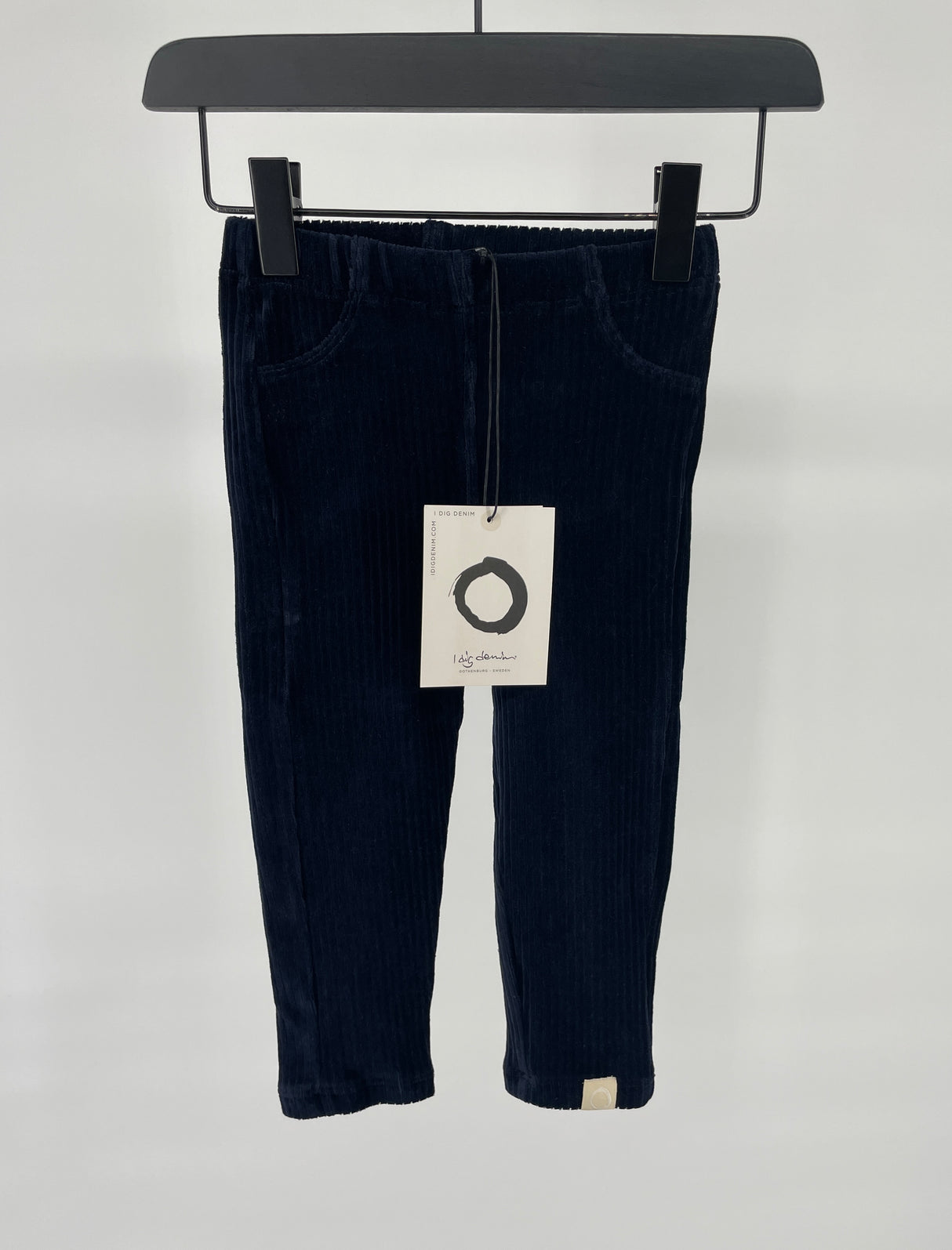 Broek Rib Donkerblauw Maat 80