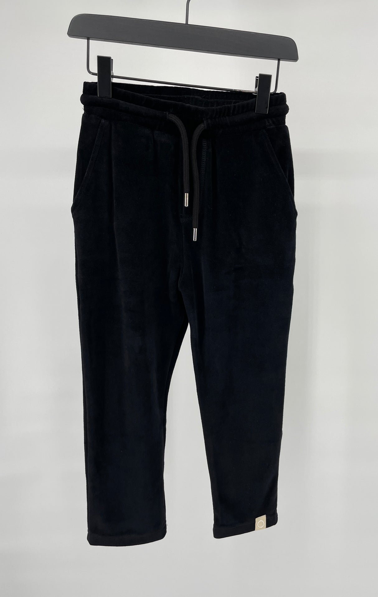 Joggingbroek Velours Zwart Maat 110 / 116