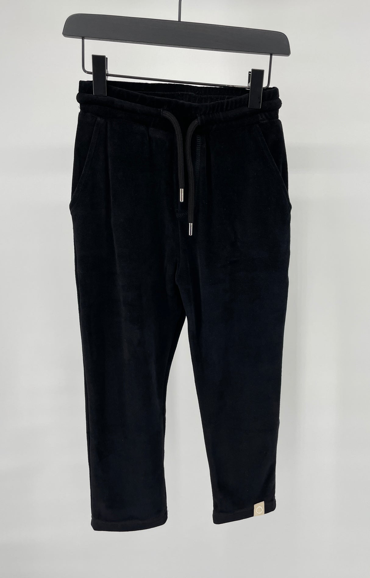 Joggingbroek Velours Zwart Maat 110 / 116