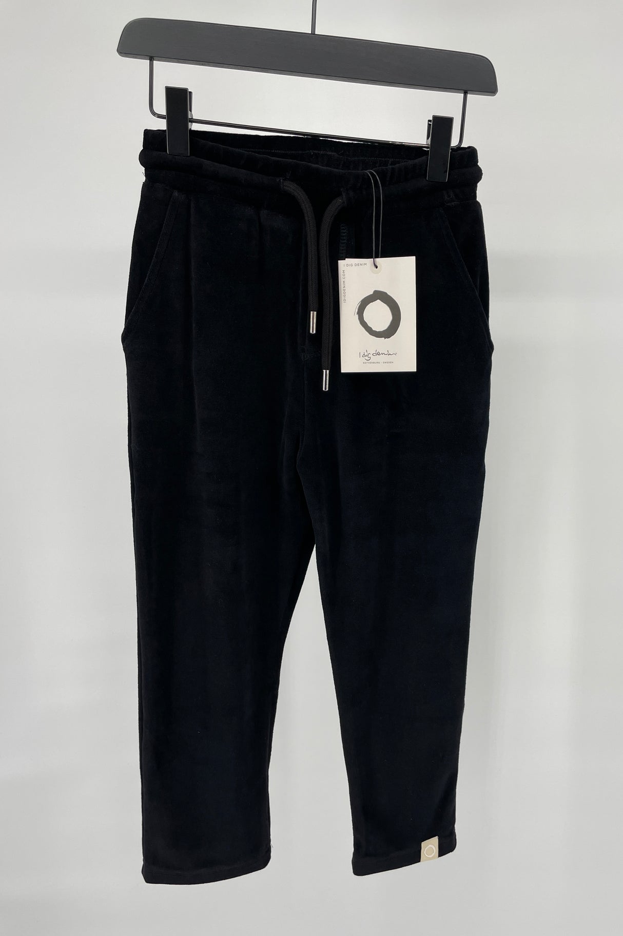 Joggingbroek Velours Zwart Maat 110 / 116