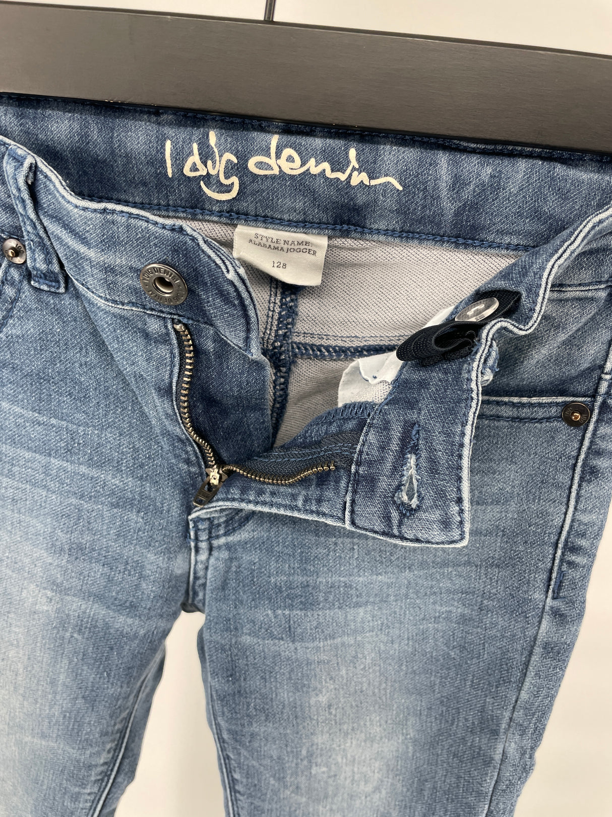 Jeans Blauw Alabama Jogger Maat 128