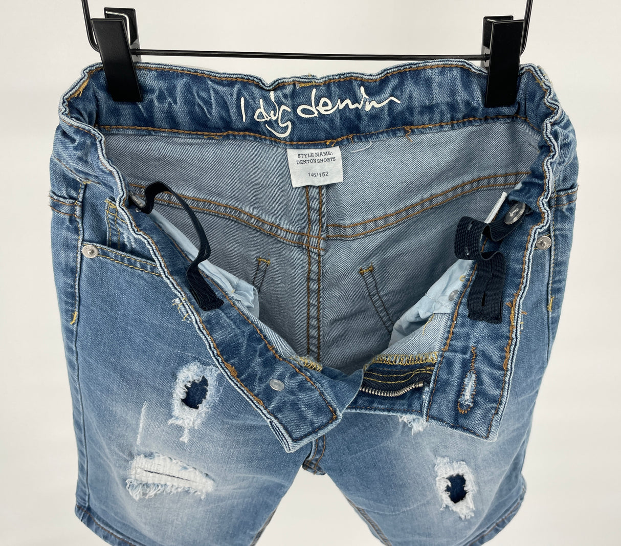 Korte Broek Denim Blauw Maat 146 / 152