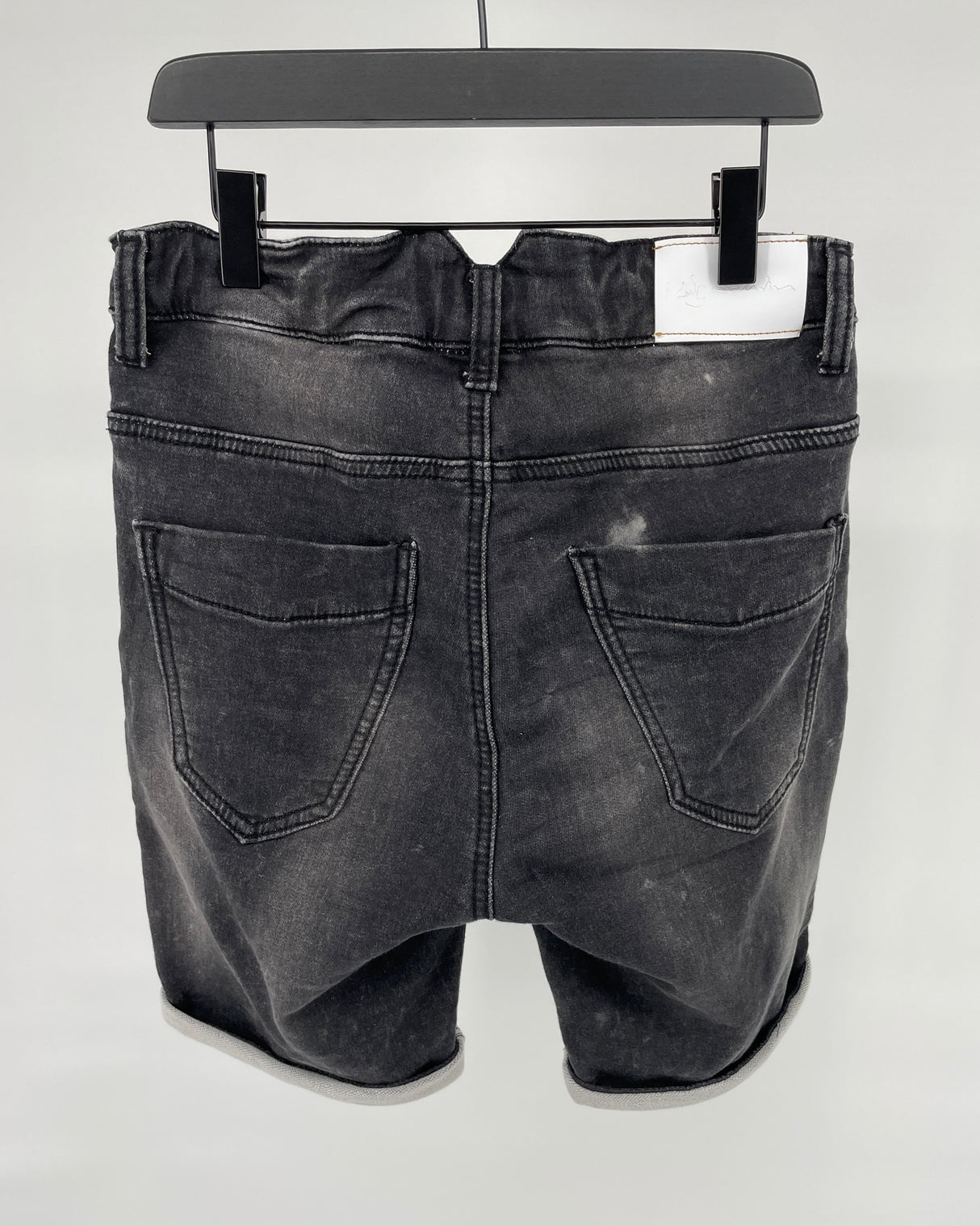 Korte Broek Denim Zwart Maat 146 / 152