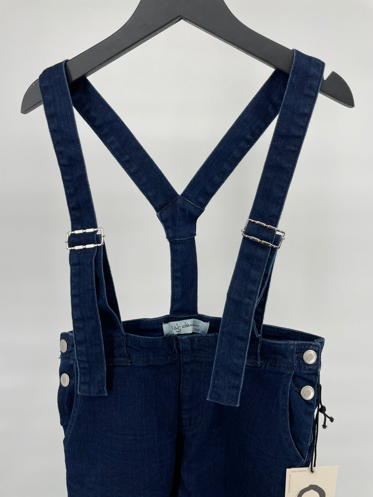 Tuinbroek Donkerblauw Denim Maat 110 / 116
