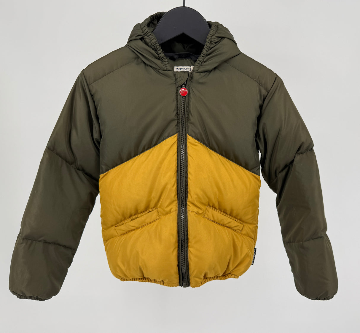 Jas Groen Geel Dons Maat 116