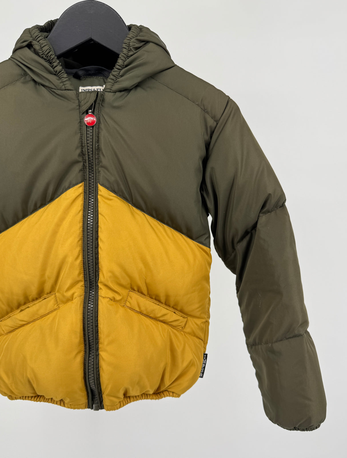 Jas Groen Geel Dons Maat 116