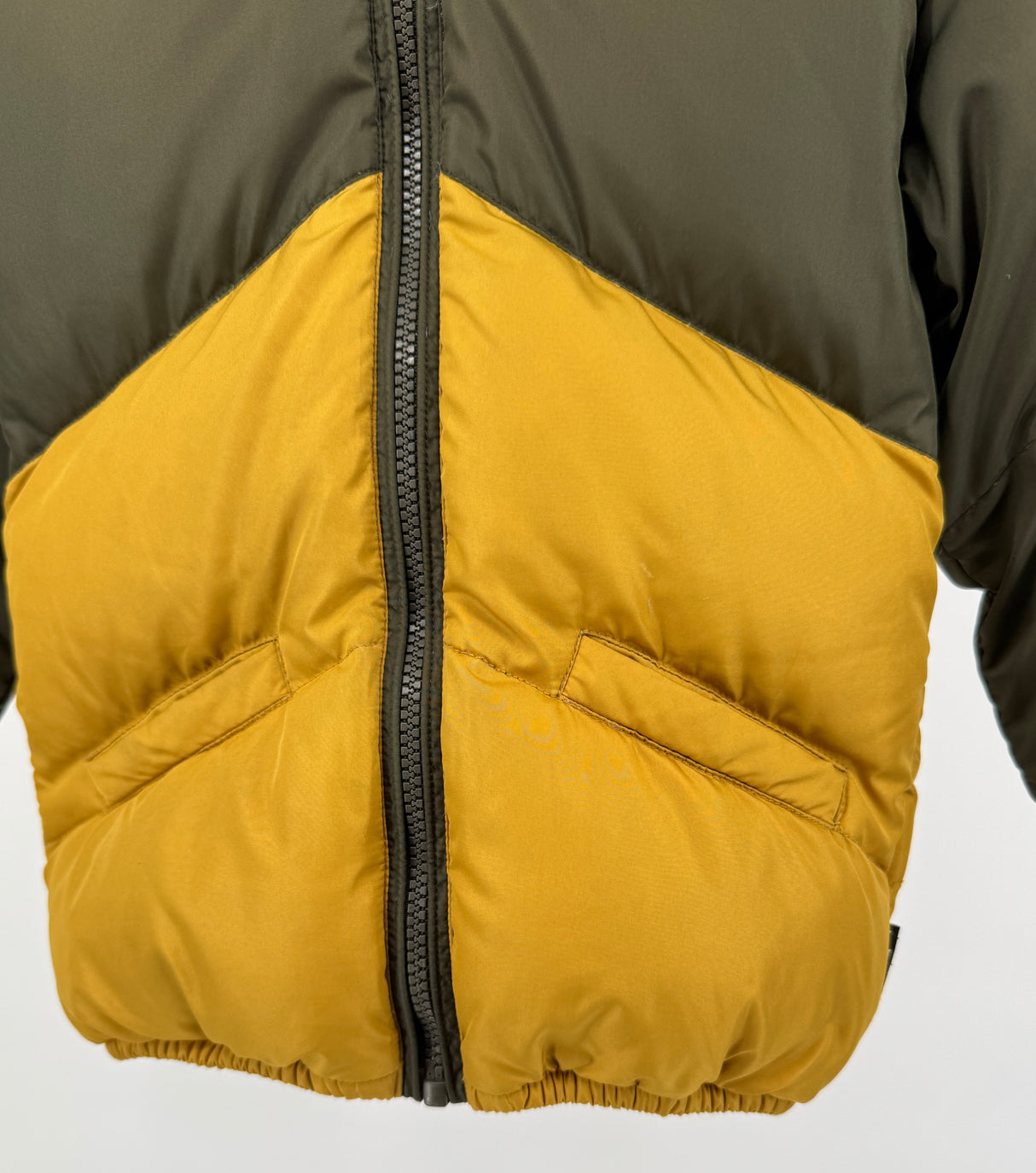 Jas Groen Geel Dons Maat 116