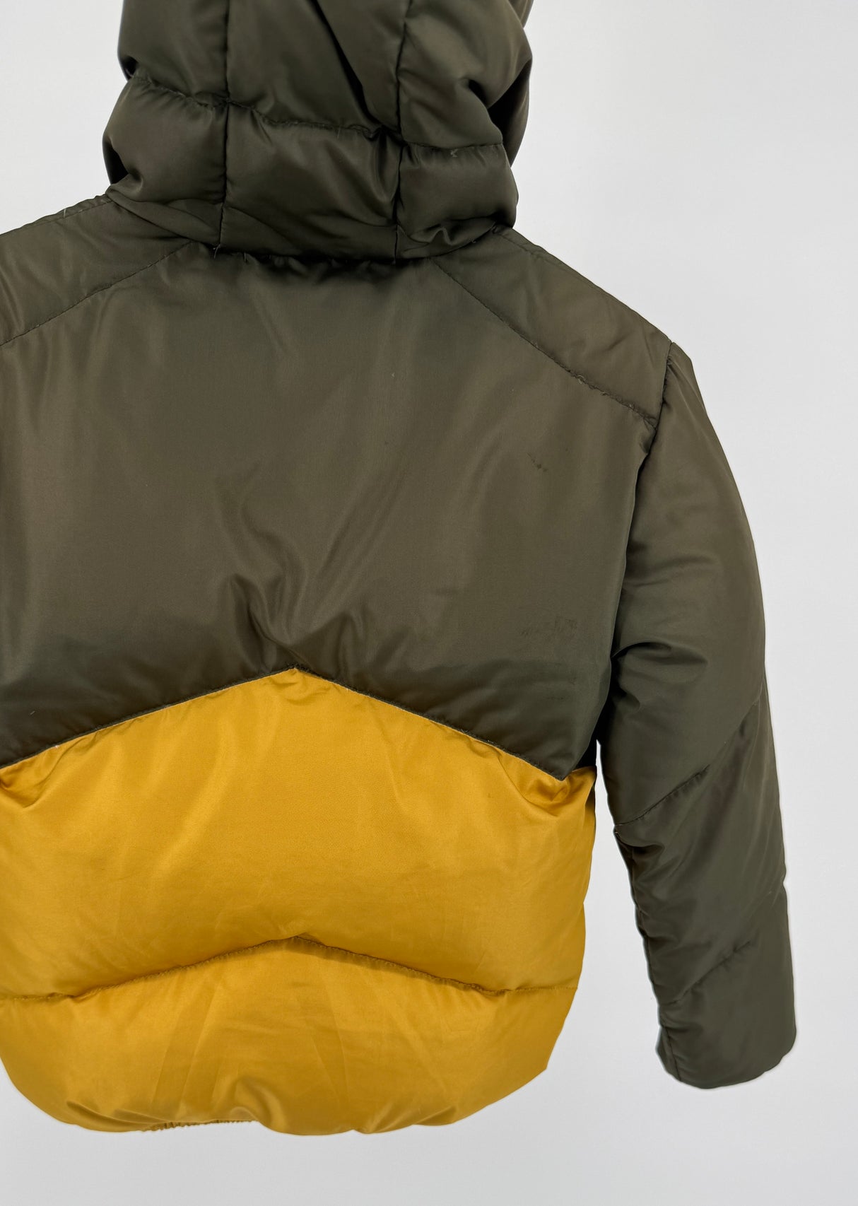 Jas Groen Geel Dons Maat 116