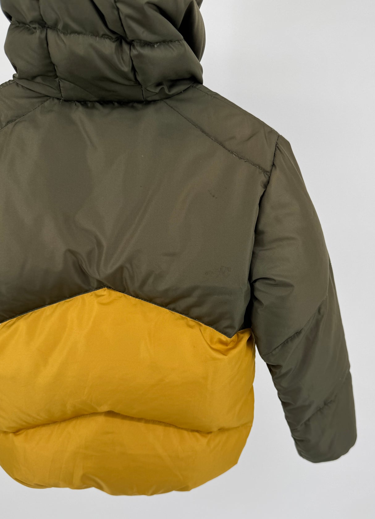 Jas Groen Geel Dons Maat 116