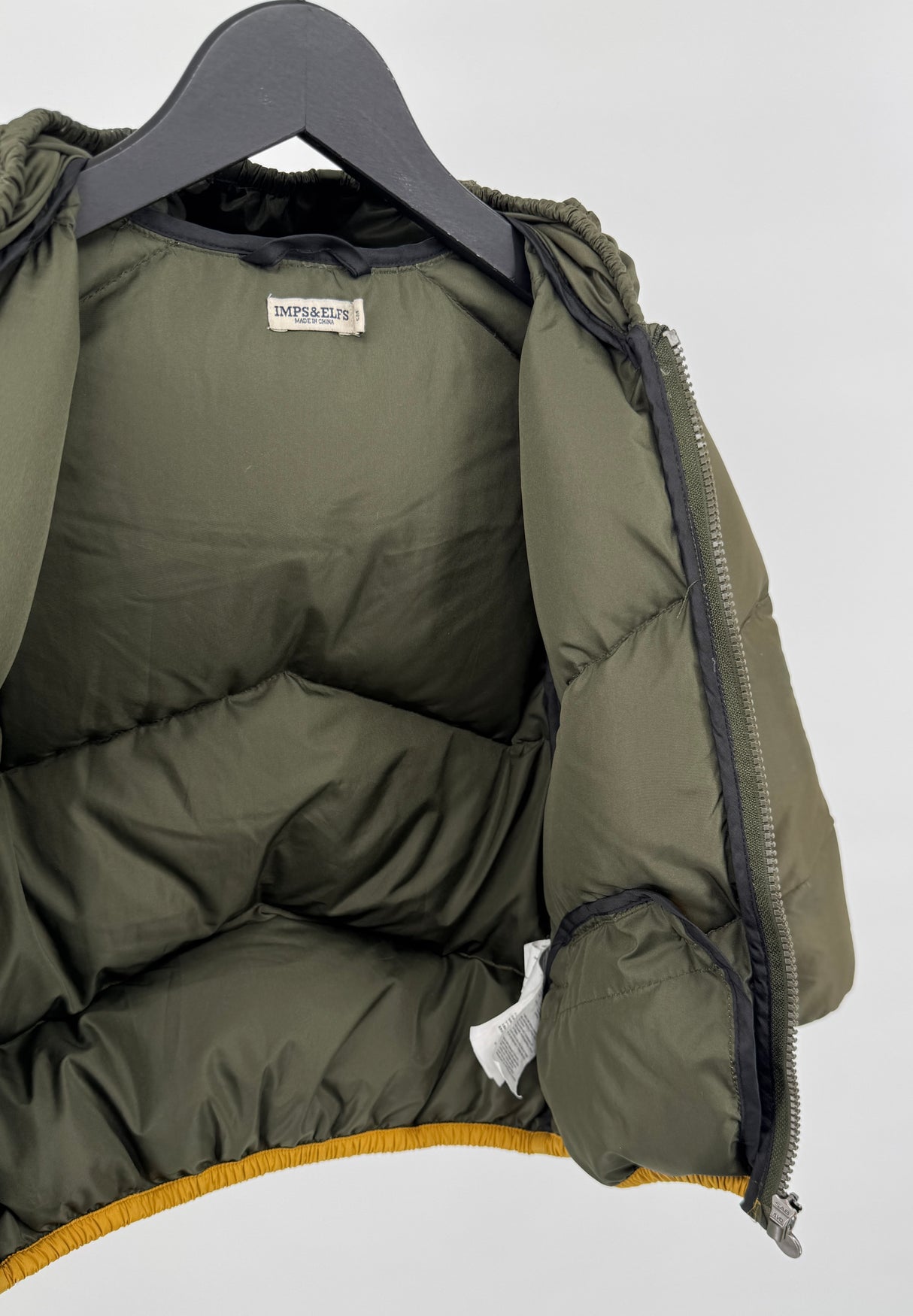 Jas Groen Geel Dons Maat 116