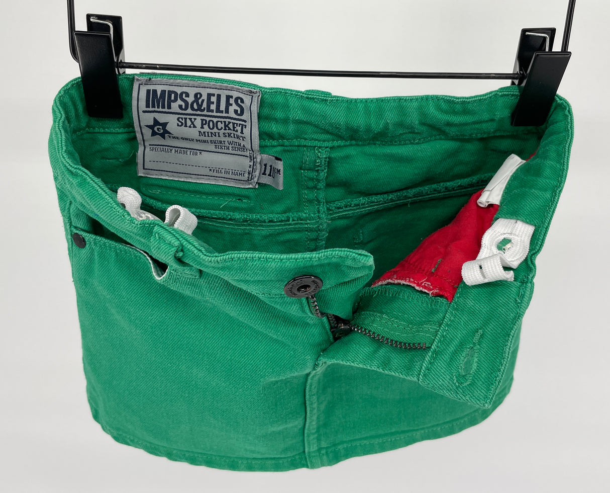 Rok Groen Denim Maat 110