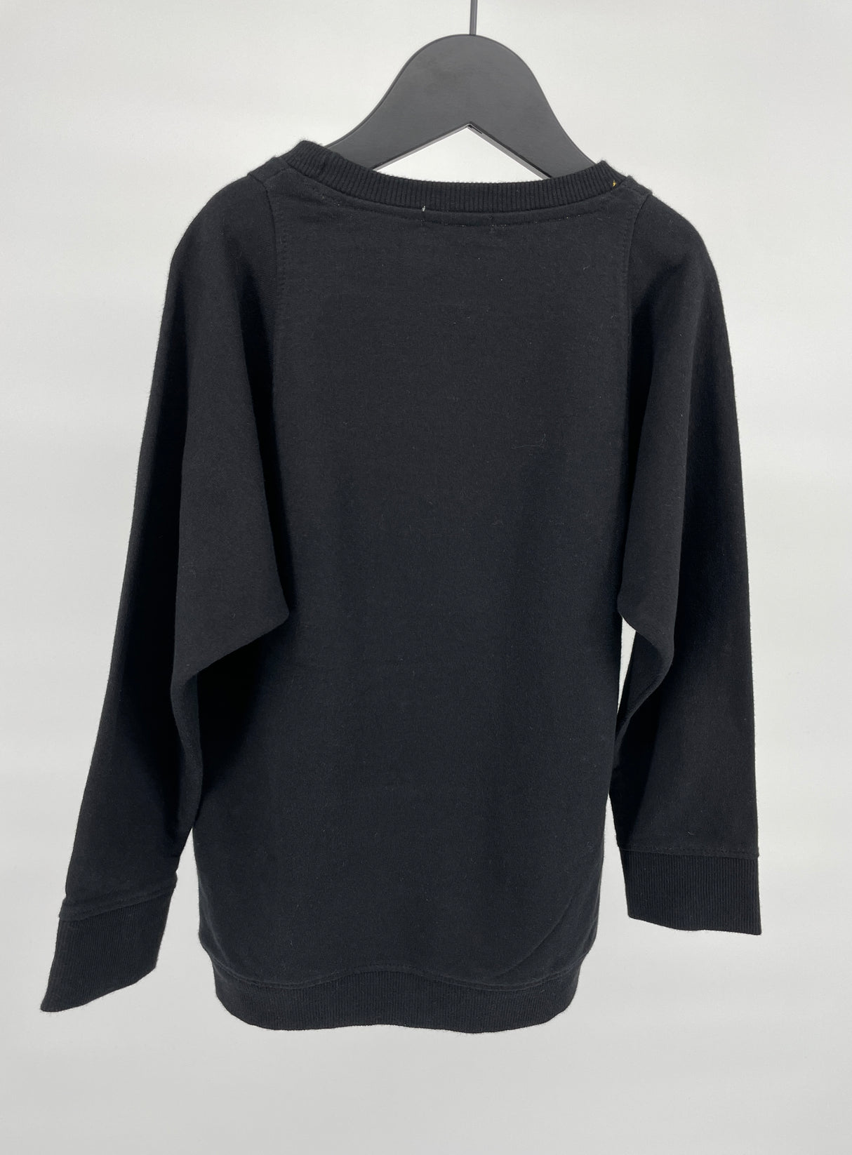 Trui Zwart Wolkenprint Maat 116