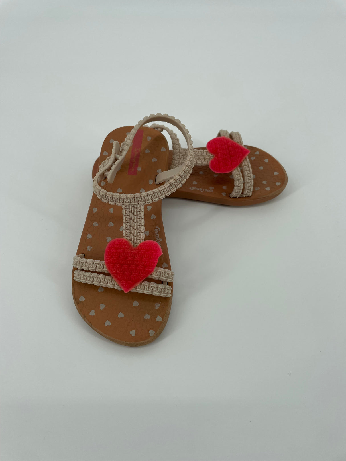 Water Sandalen Beige met Hartje Maat 25 / 26