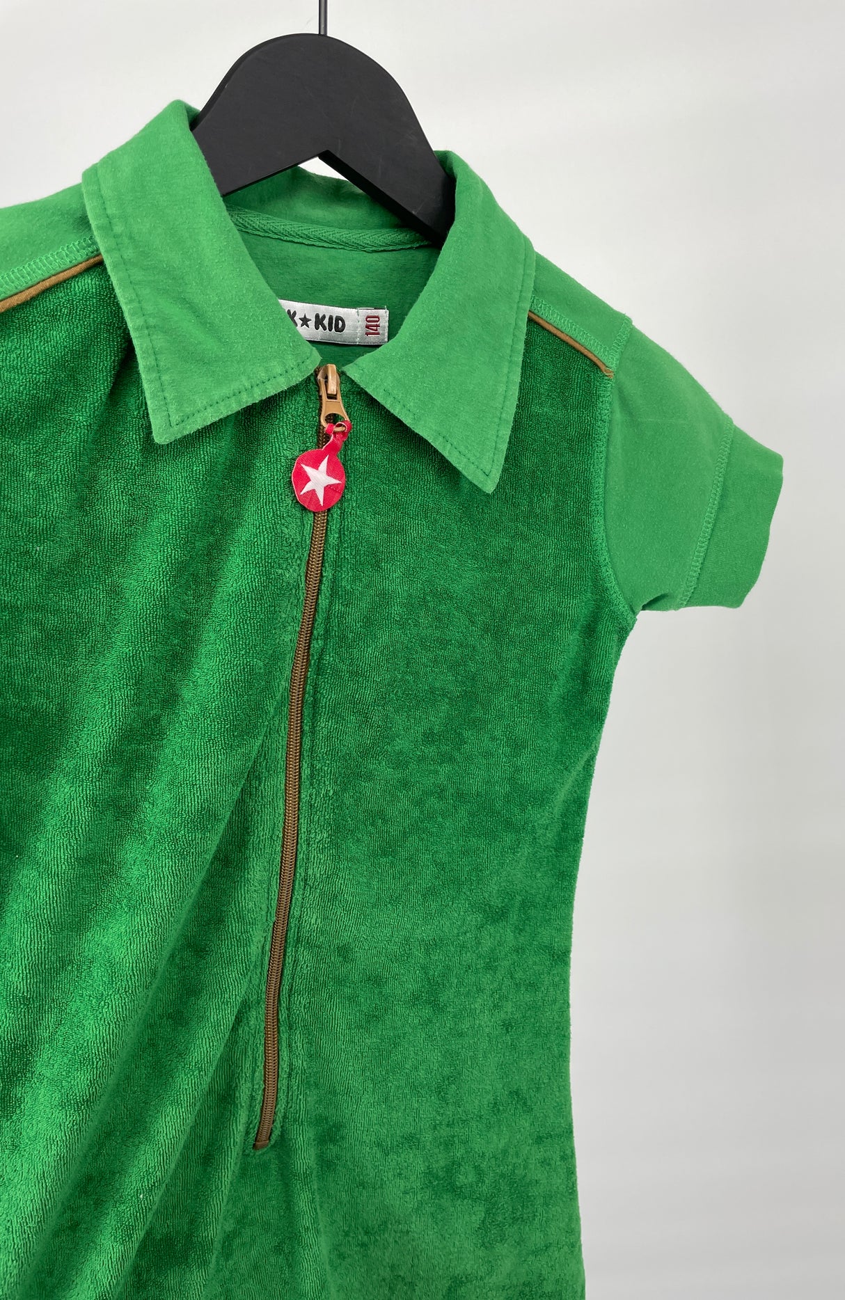 Jurk Groen Badstof Maat 140