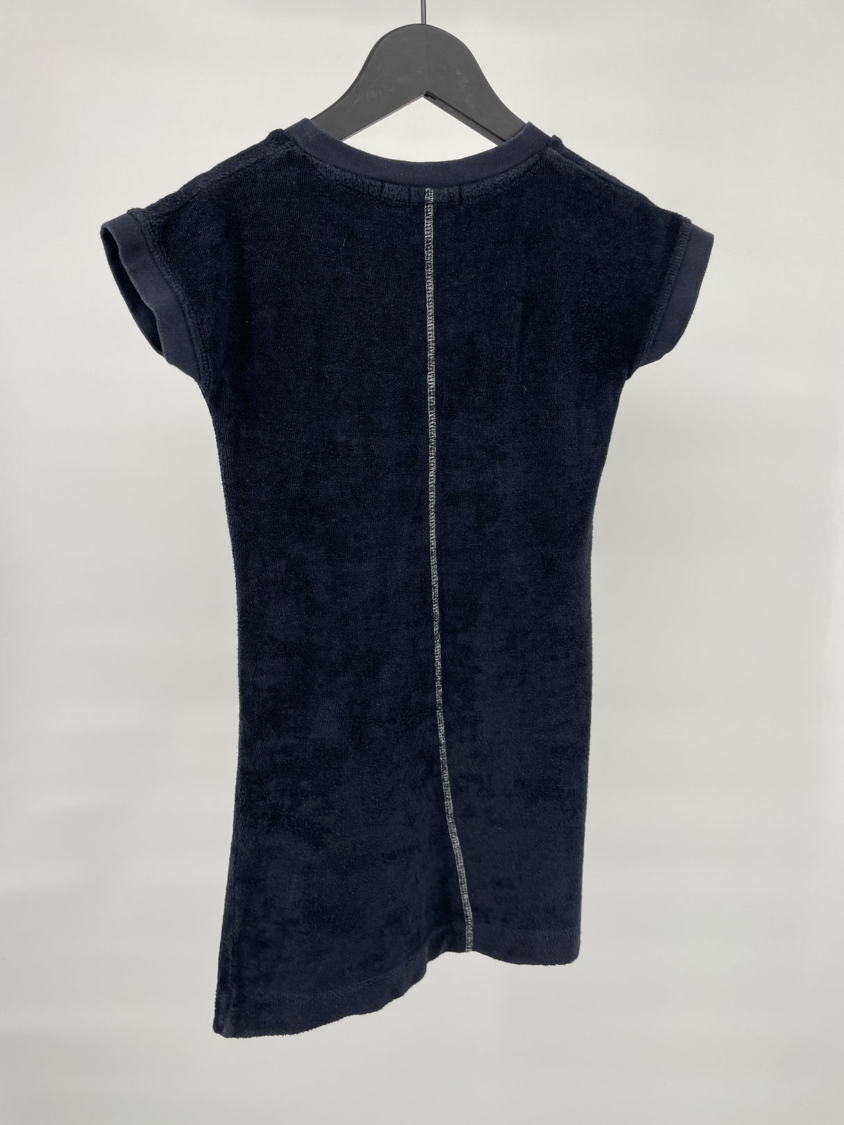 Jurk Zwart Korte Mouw V-Hals Maat 128