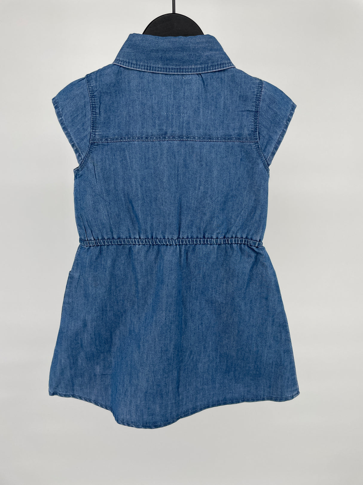 Jurk Denim Blauw Korte Mouw Maat 86