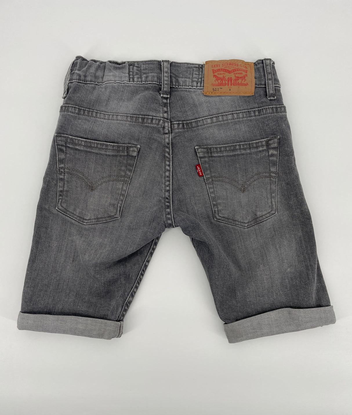 Denim Korte Broek Grijs Maat 128