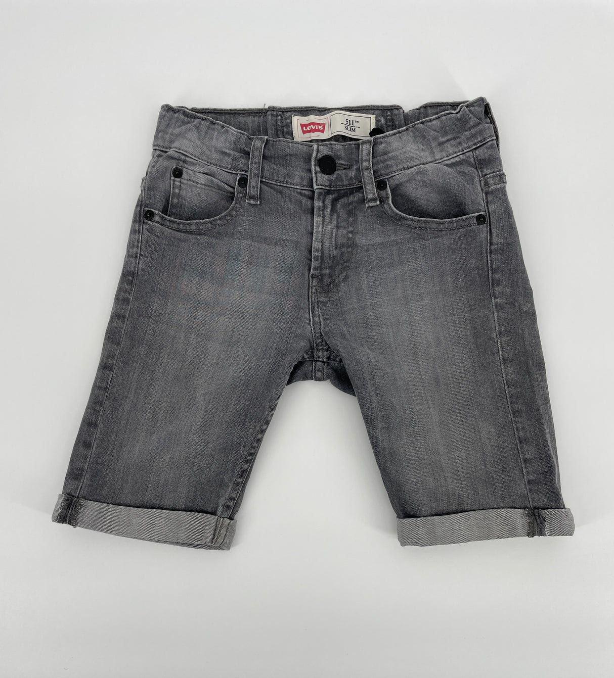 Denim Korte Broek Grijs Maat 128