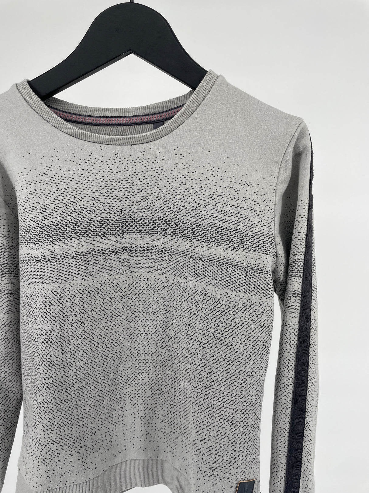 Trui Grijs met Print Maat 140