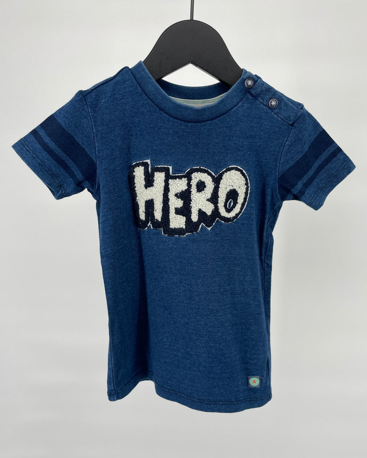 T-shirt Blauw Hero Maat 86