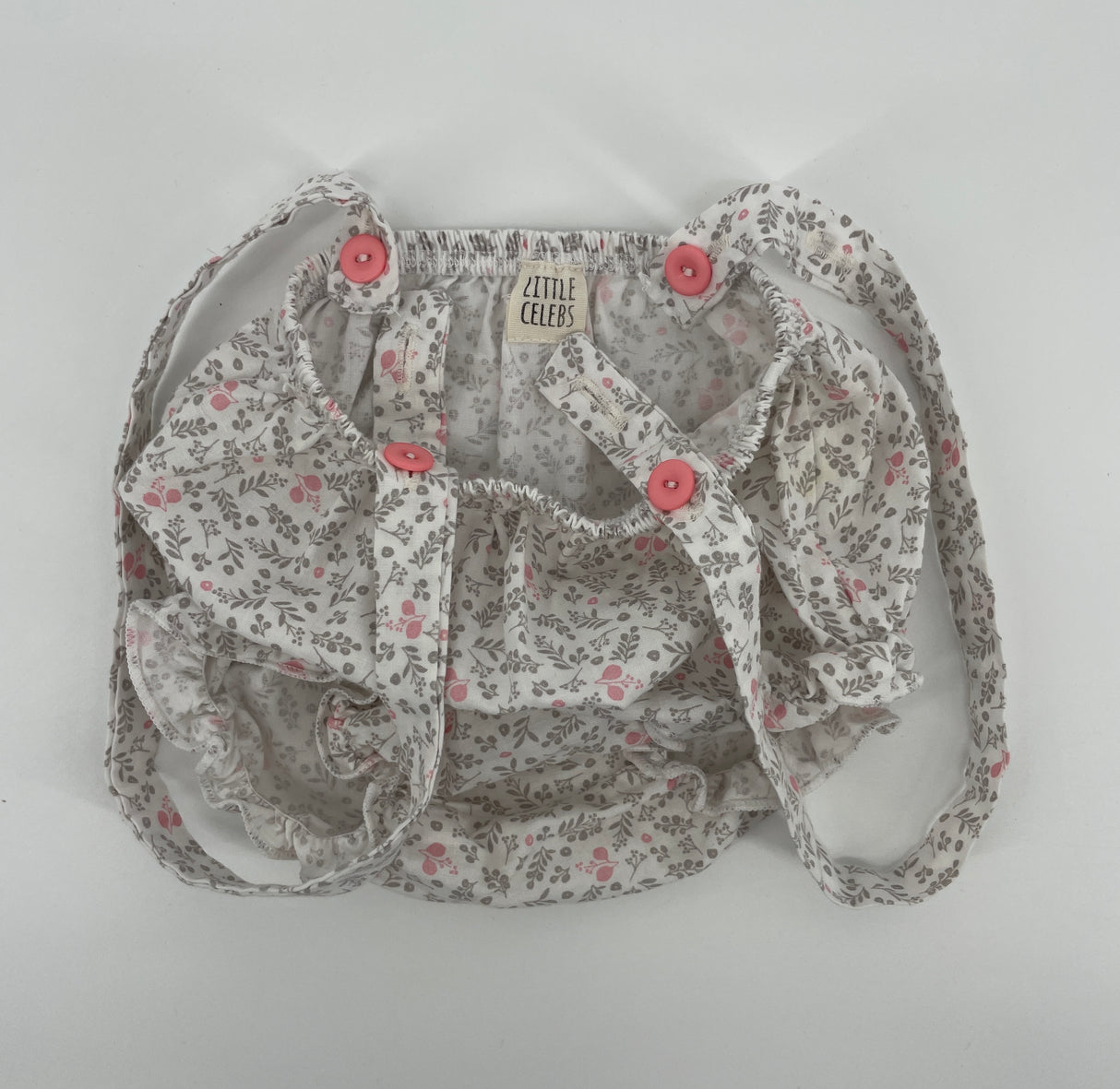 Luierbroekje Wit met Motief Maat 74 / 80