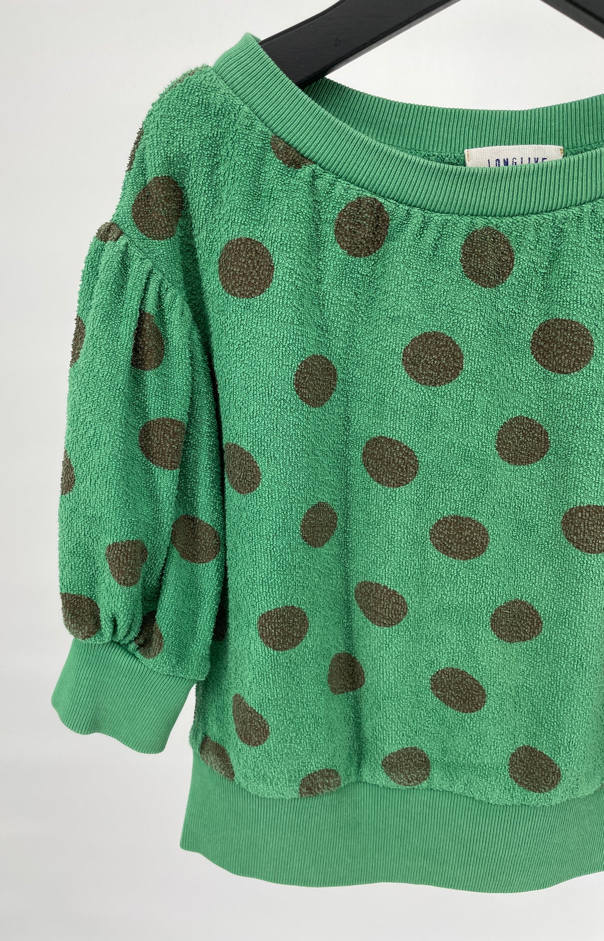 Trui Groen Stippen Maat 86 / 92