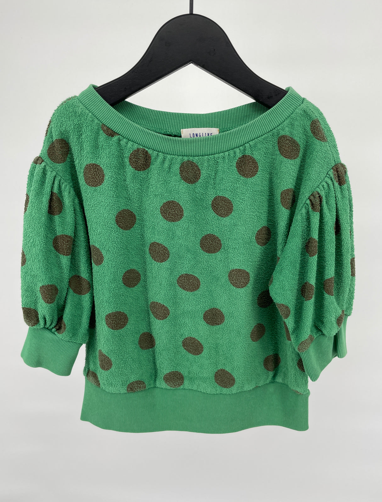 Trui Groen Stippen Maat 86 / 92