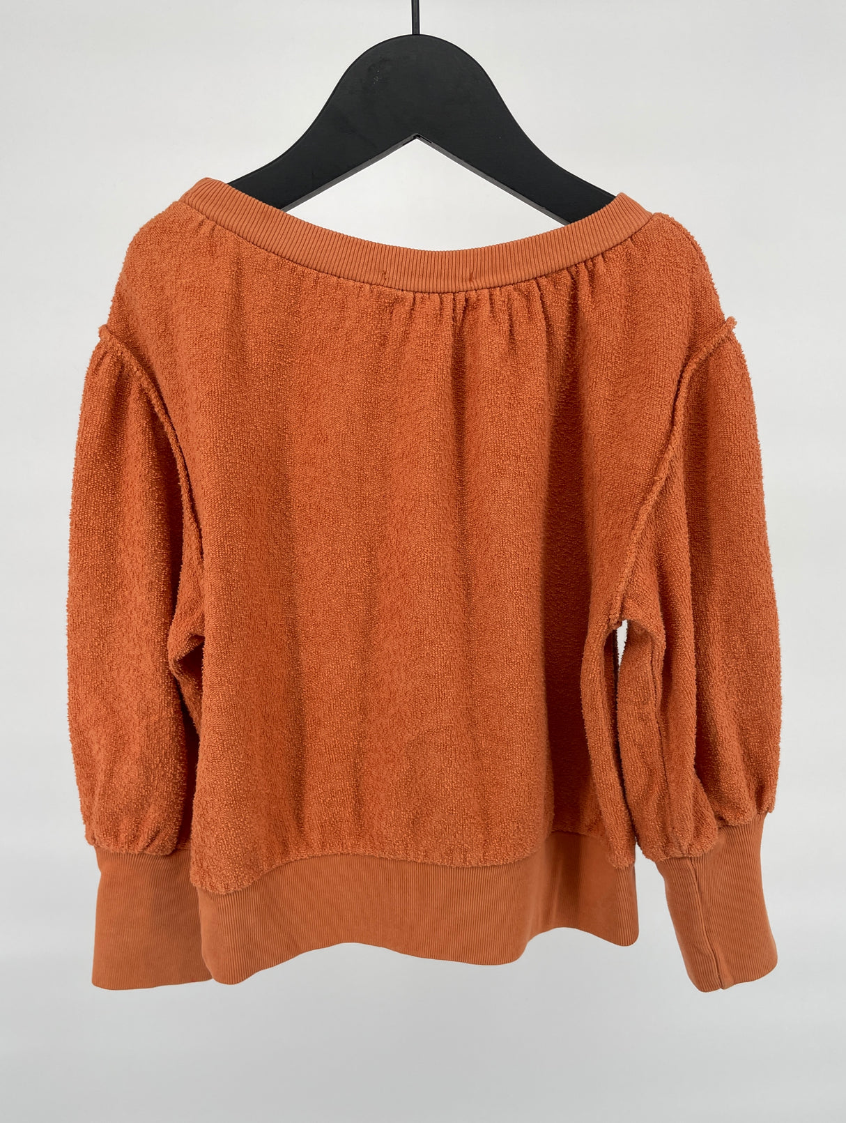 Trui Badstof Pofmouw Oranje Maat 104