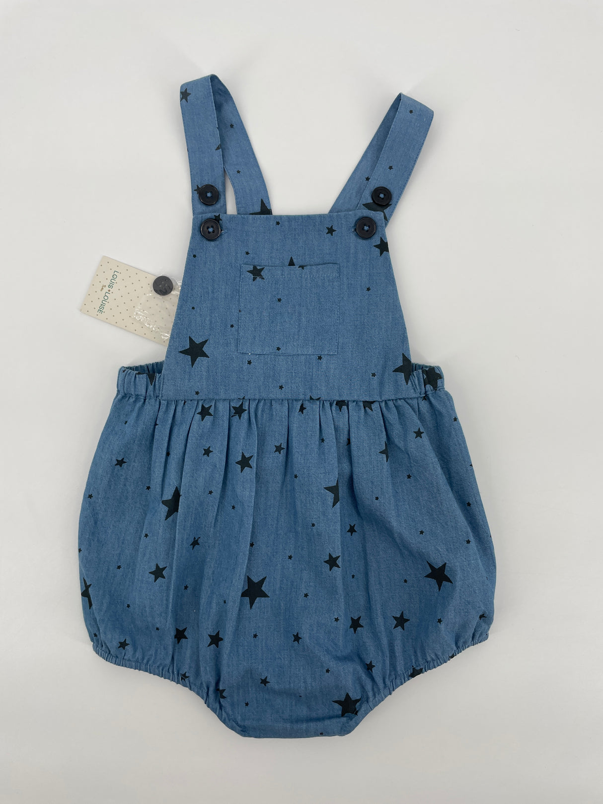 Babypak Blauw Sterren Maat 80