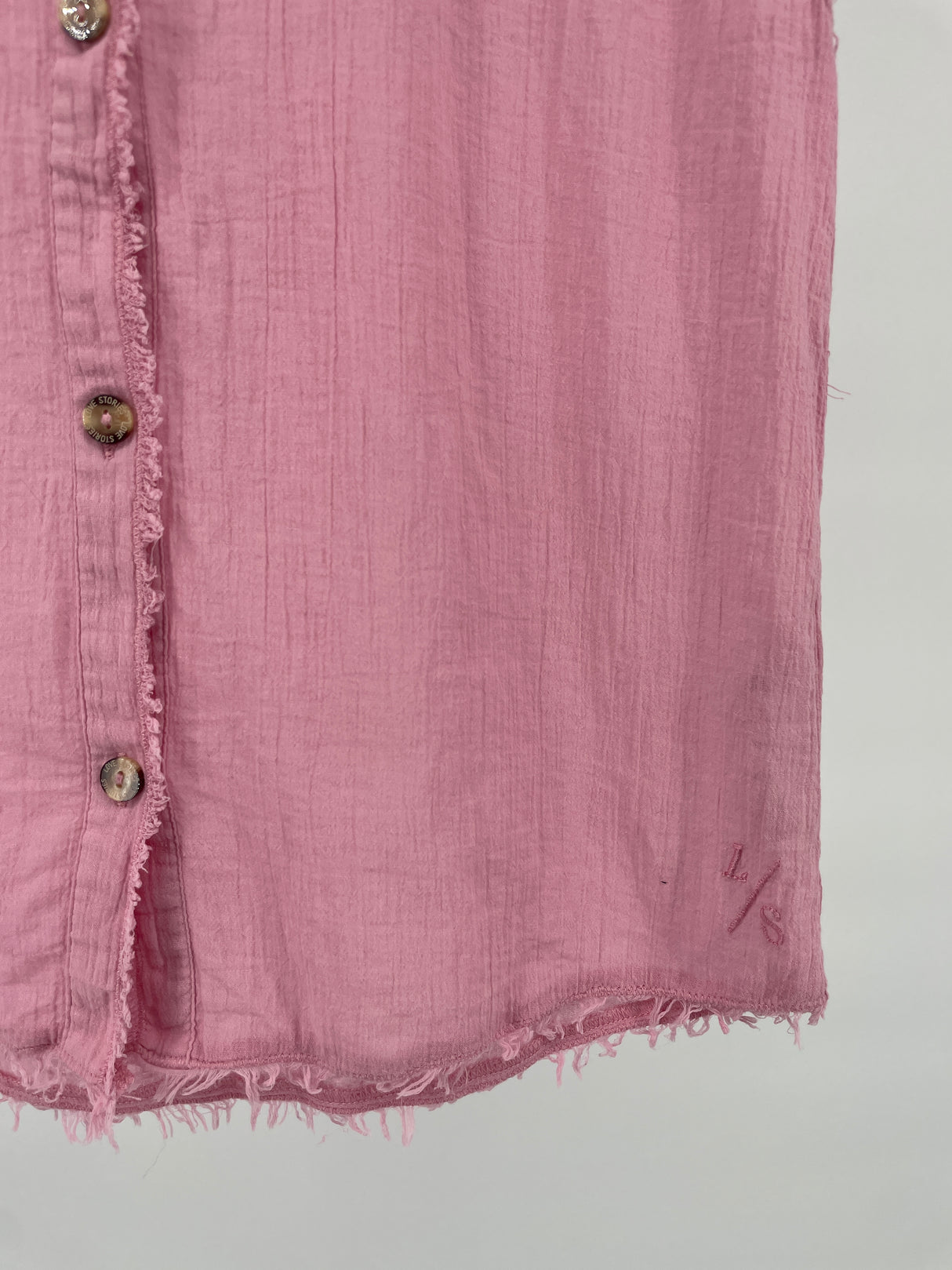 Blouse Mouwloos Roze Maat 128