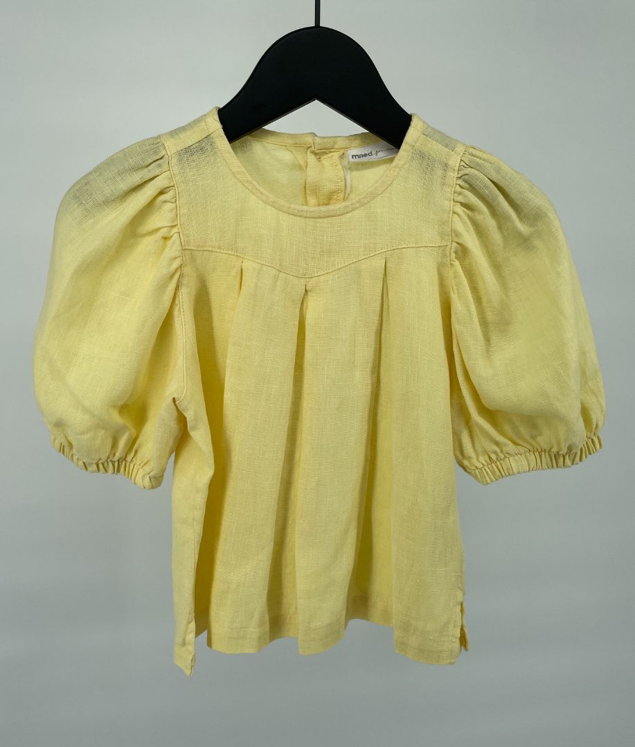Top Geel Linnen Maat 98 / 104