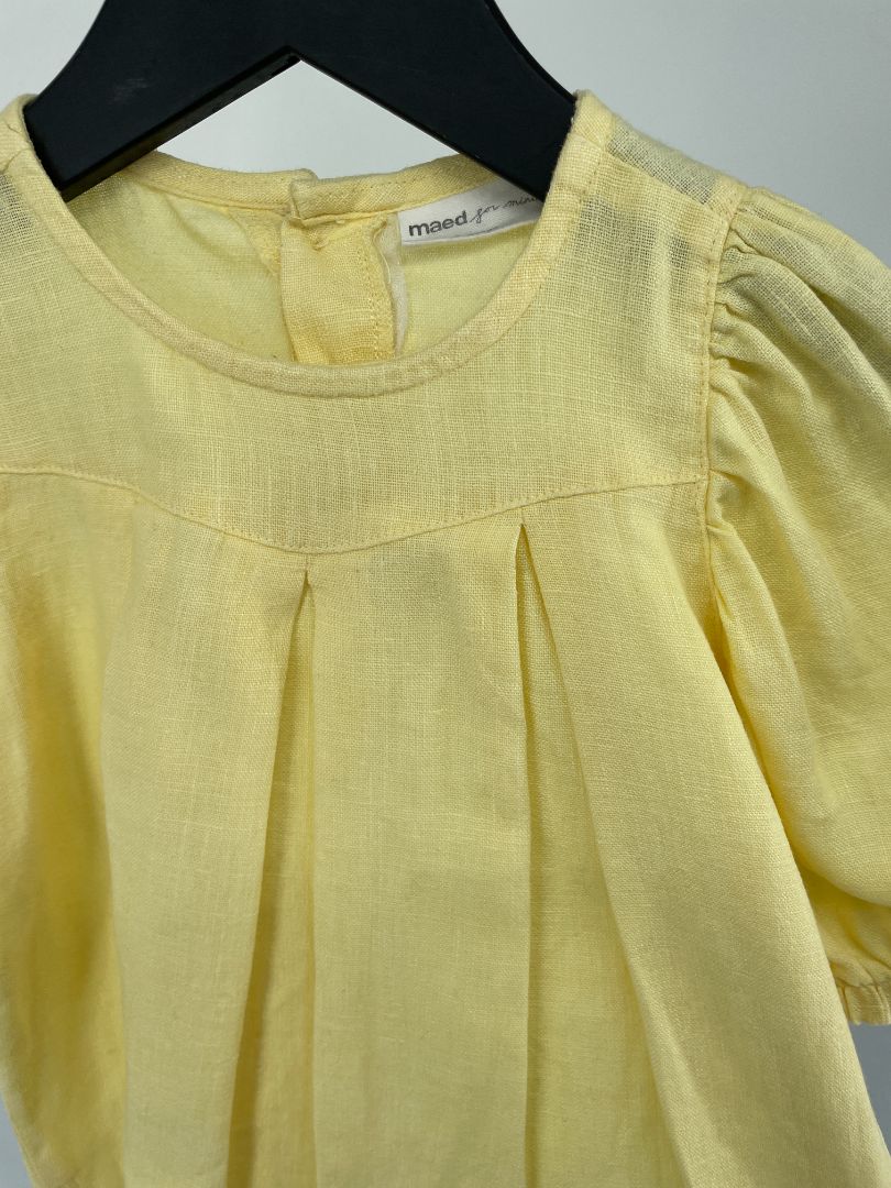 Top Geel Linnen Maat 98 / 104