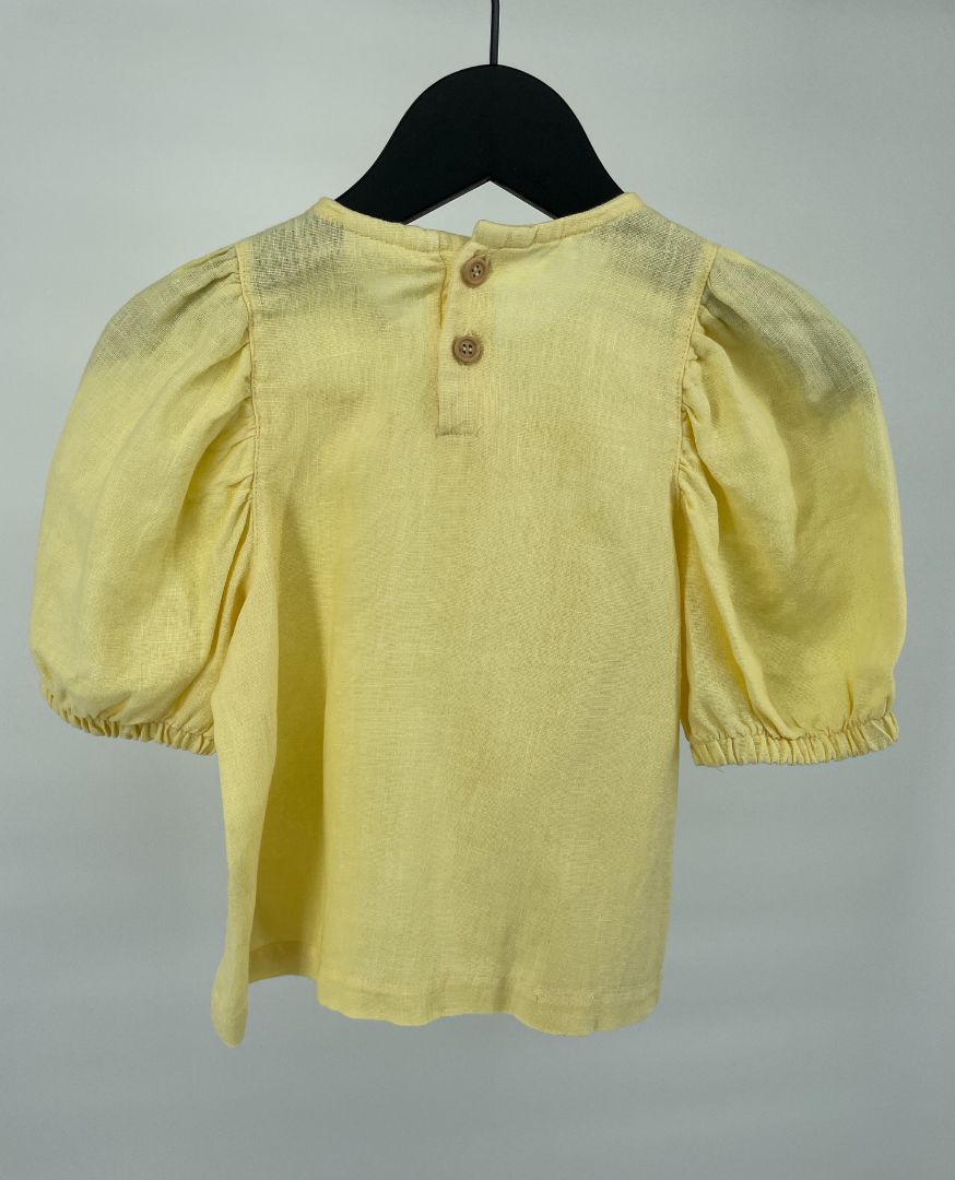 Top Geel Linnen Maat 98 / 104
