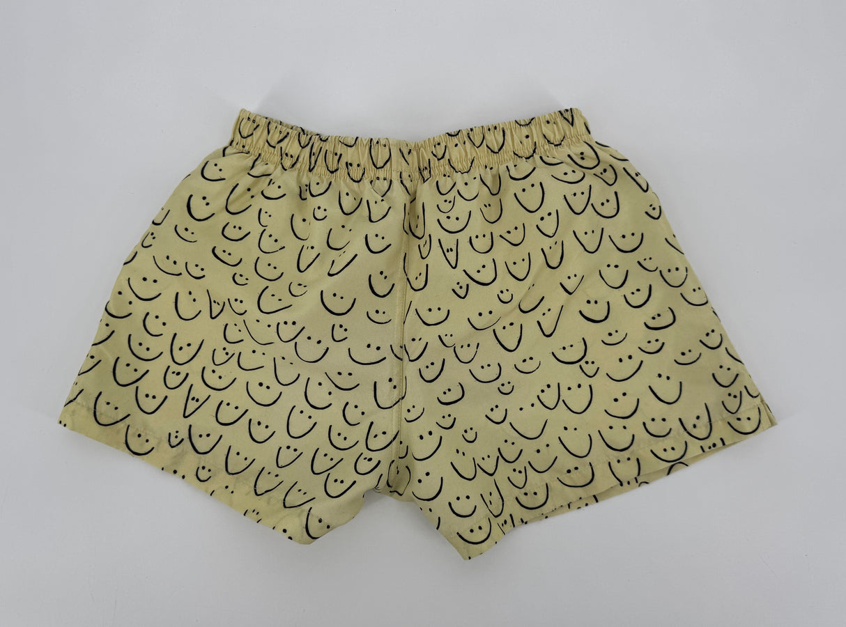 Zwembroek Geel Smiley Faces Maat 140