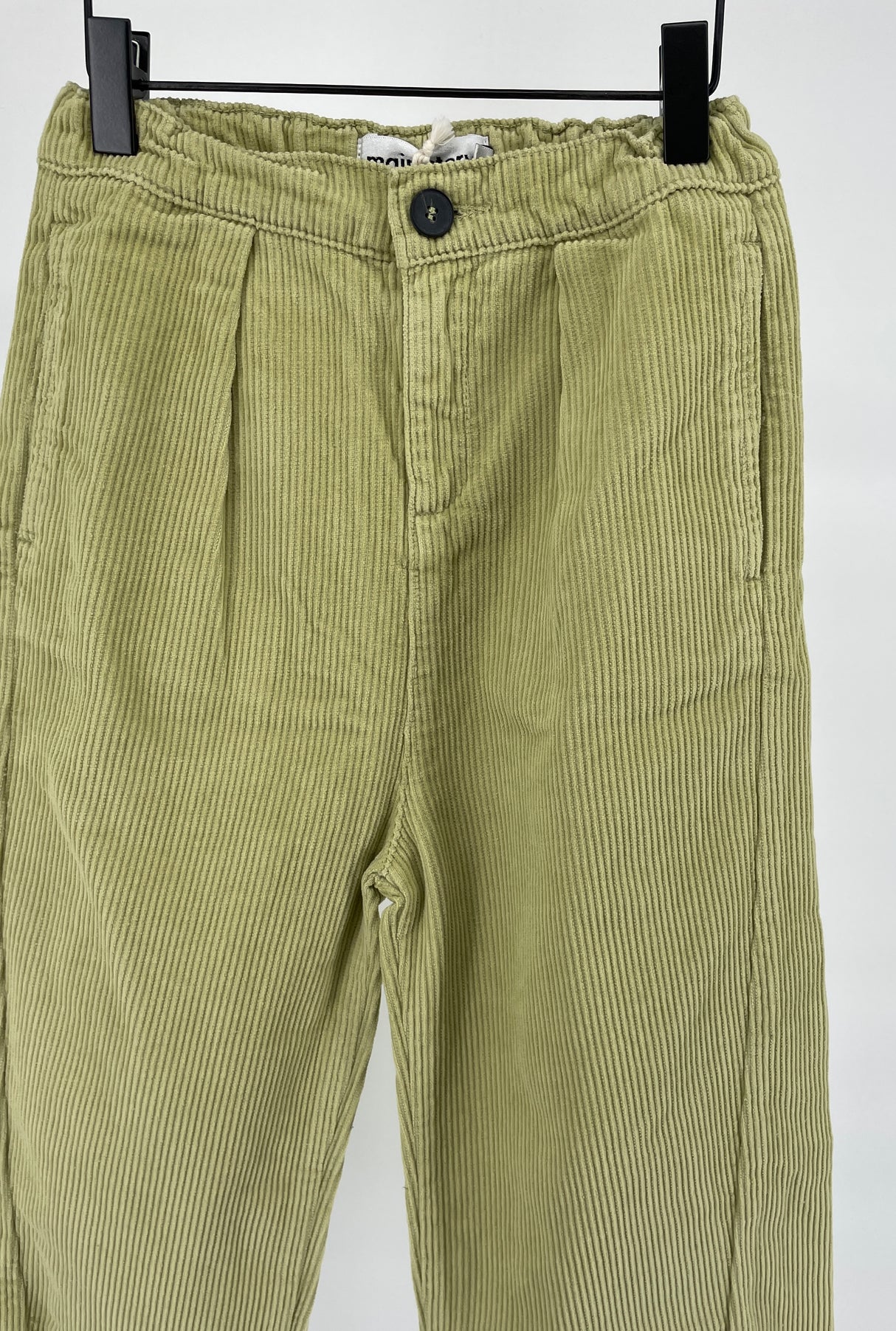 Broek Geel Barrel Rib Maat 116