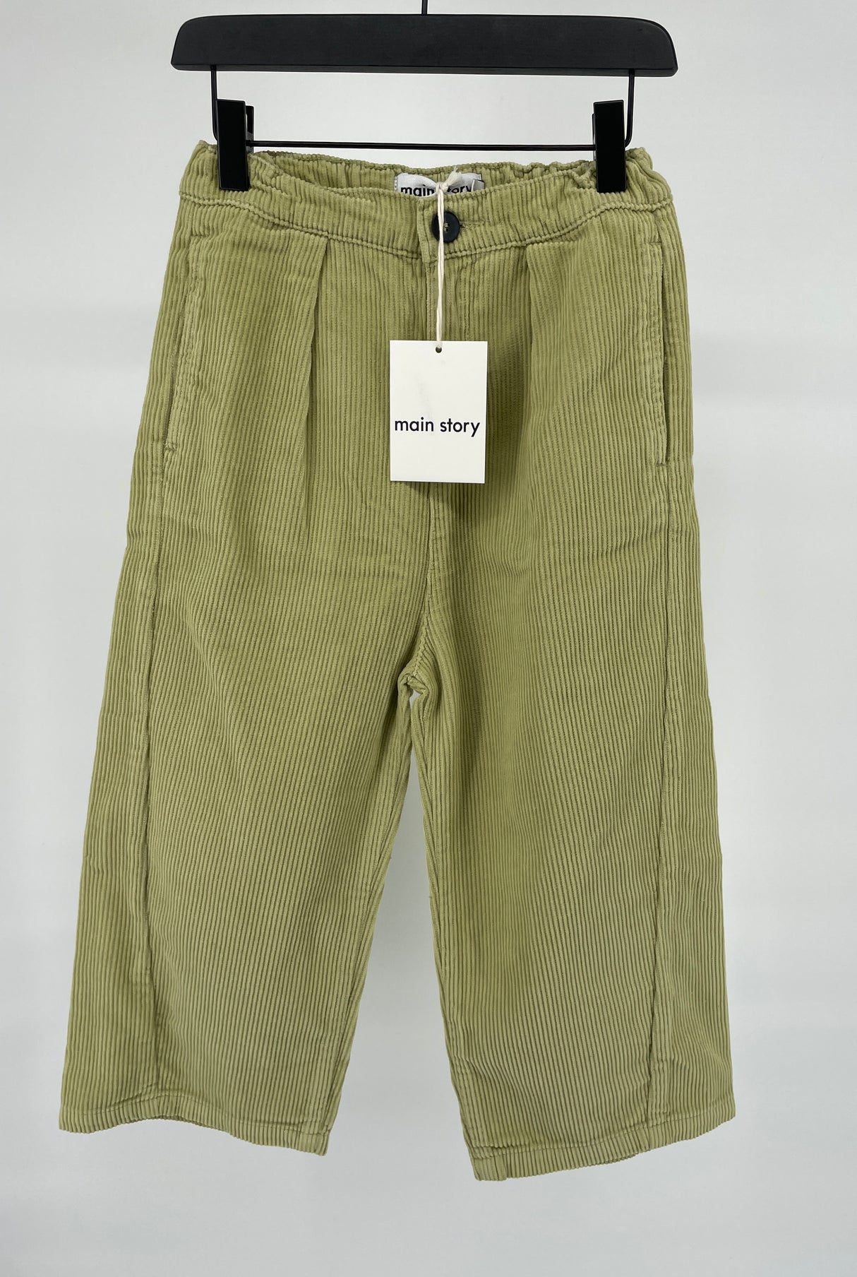 Broek Geel Barrel Rib Maat 116