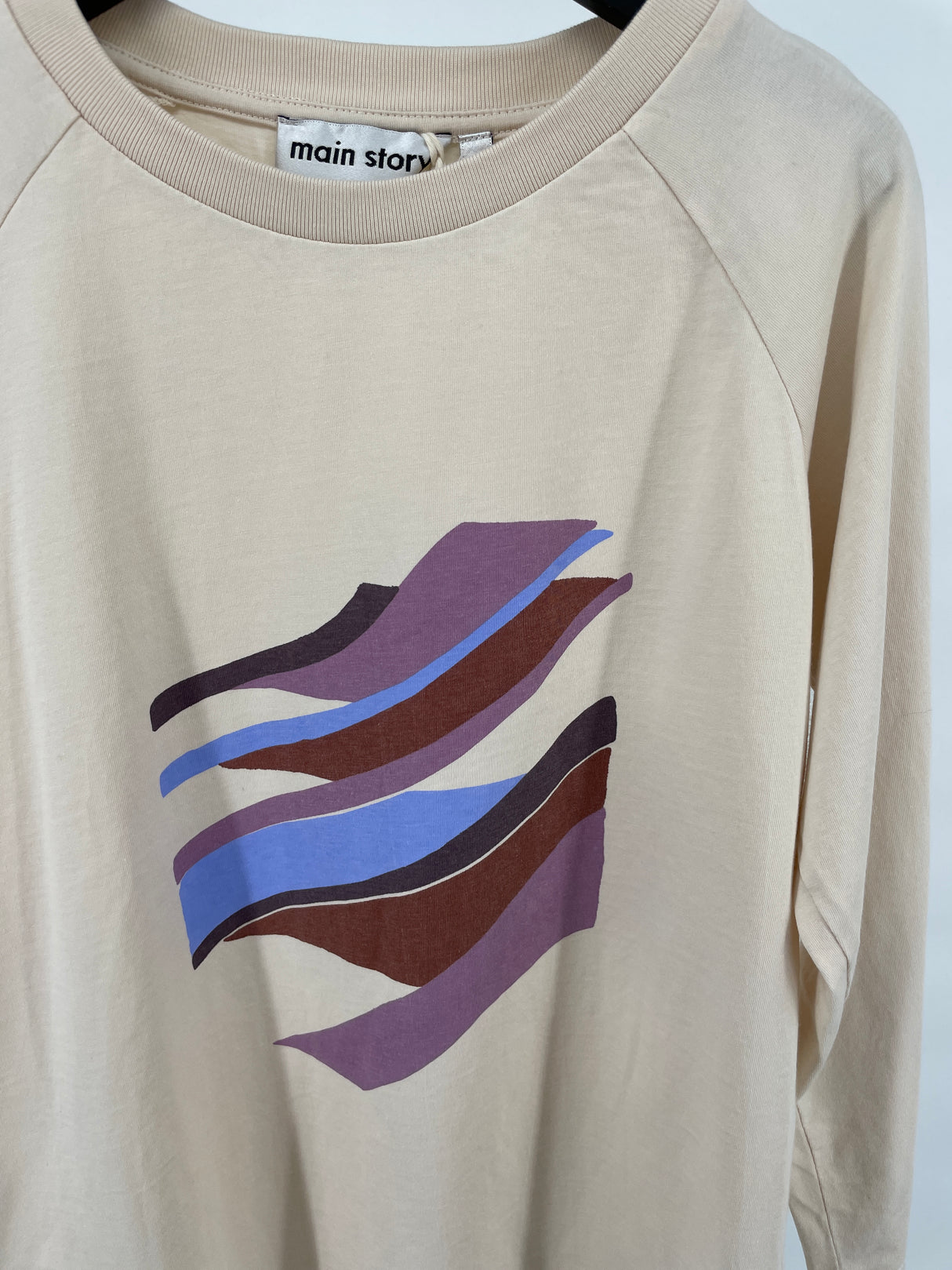 Longsleeve Beige Multicolor Maat 128 / 134