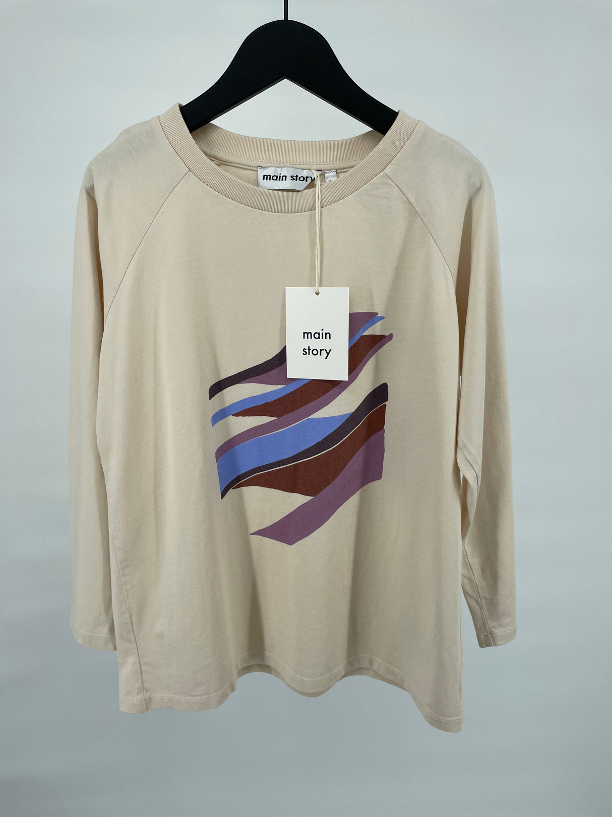 Longsleeve Beige Multicolor Maat 128 / 134