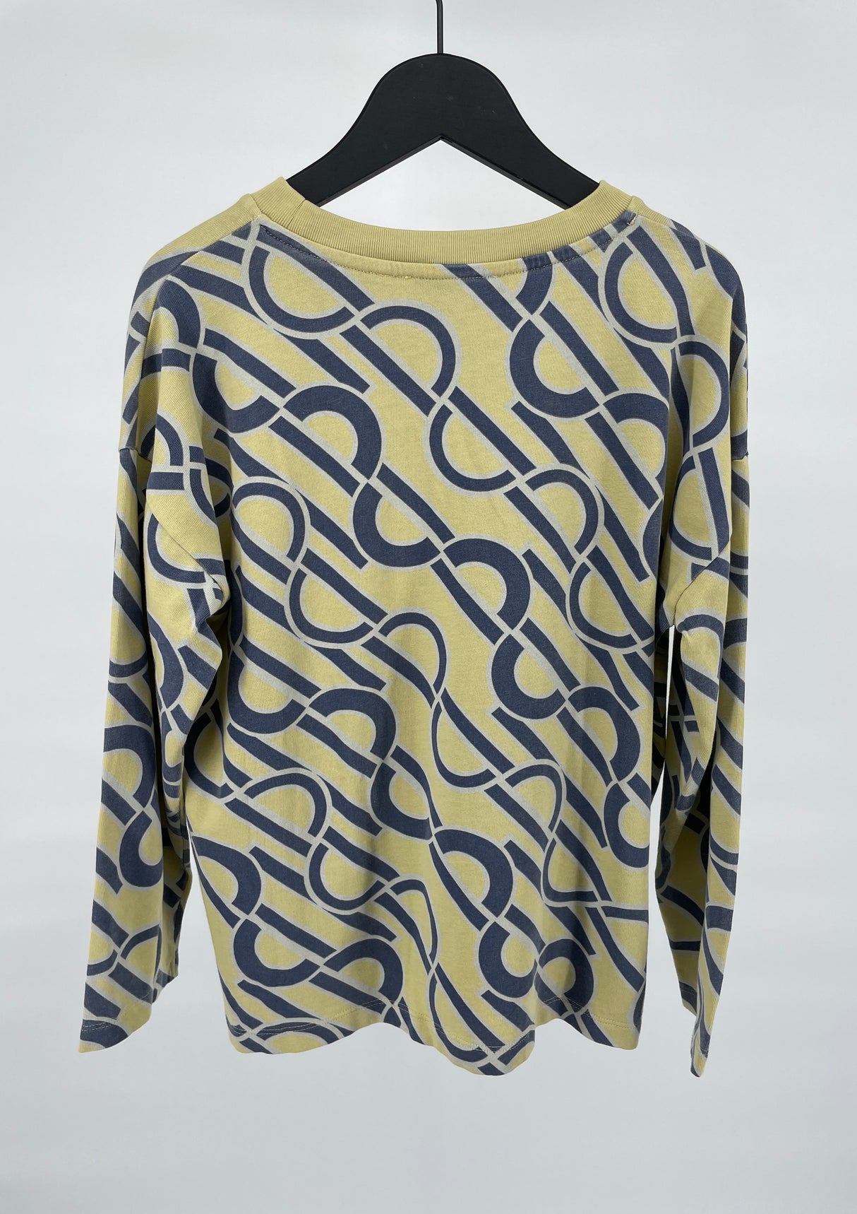 Longsleeve Geel met Print Maat 128