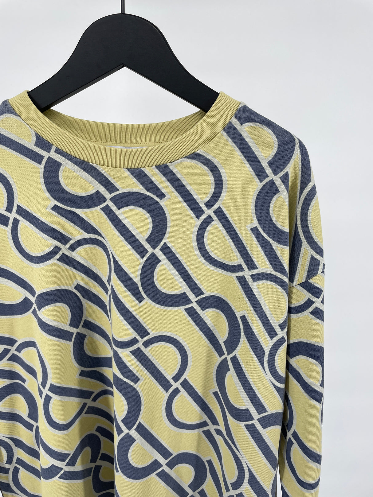 Longsleeve Geel met Print Maat 128