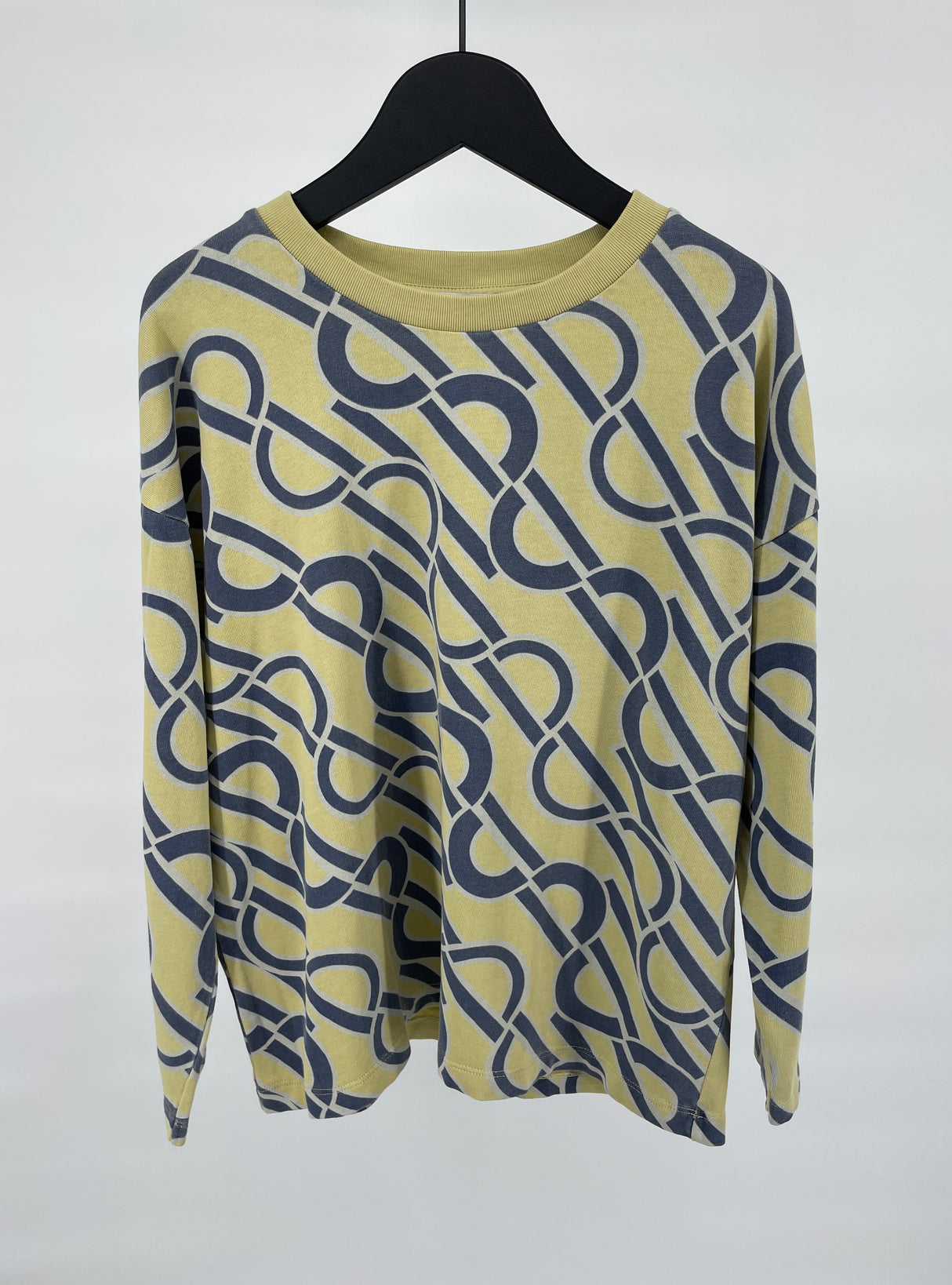Longsleeve Geel met Print Maat 128