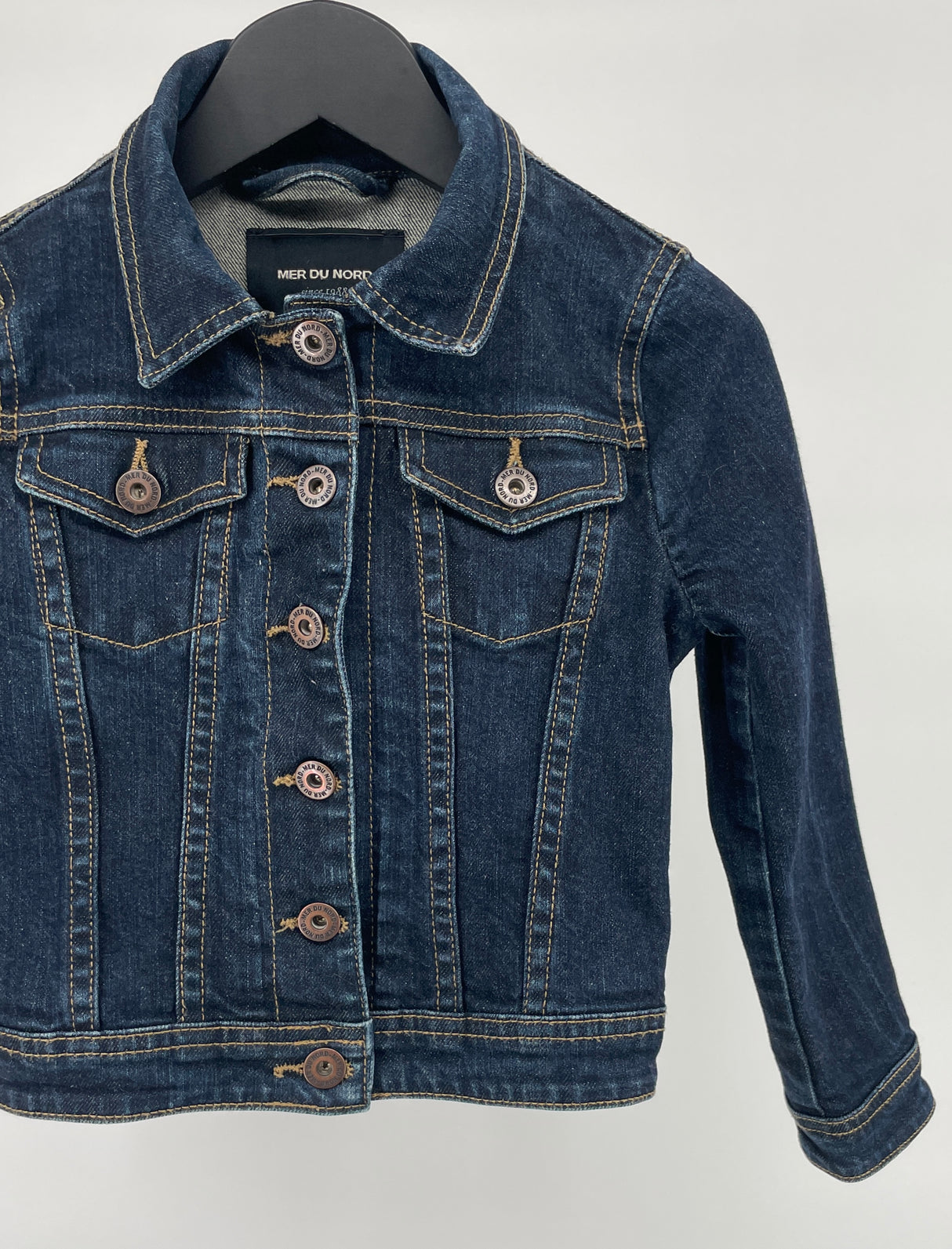 Spijkerjas Donkerblauw Denim Maat 116