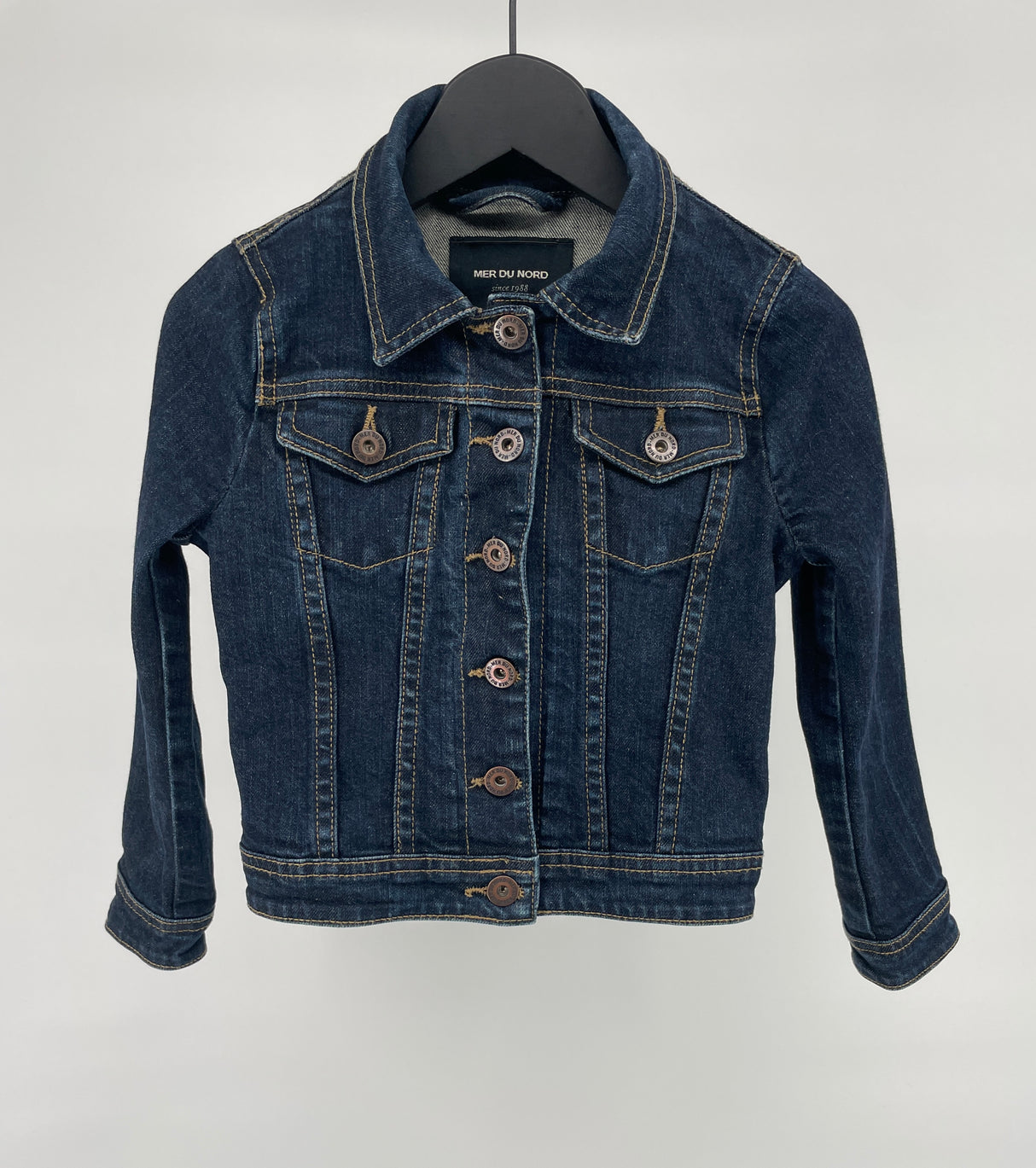 Spijkerjas Donkerblauw Denim Maat 116