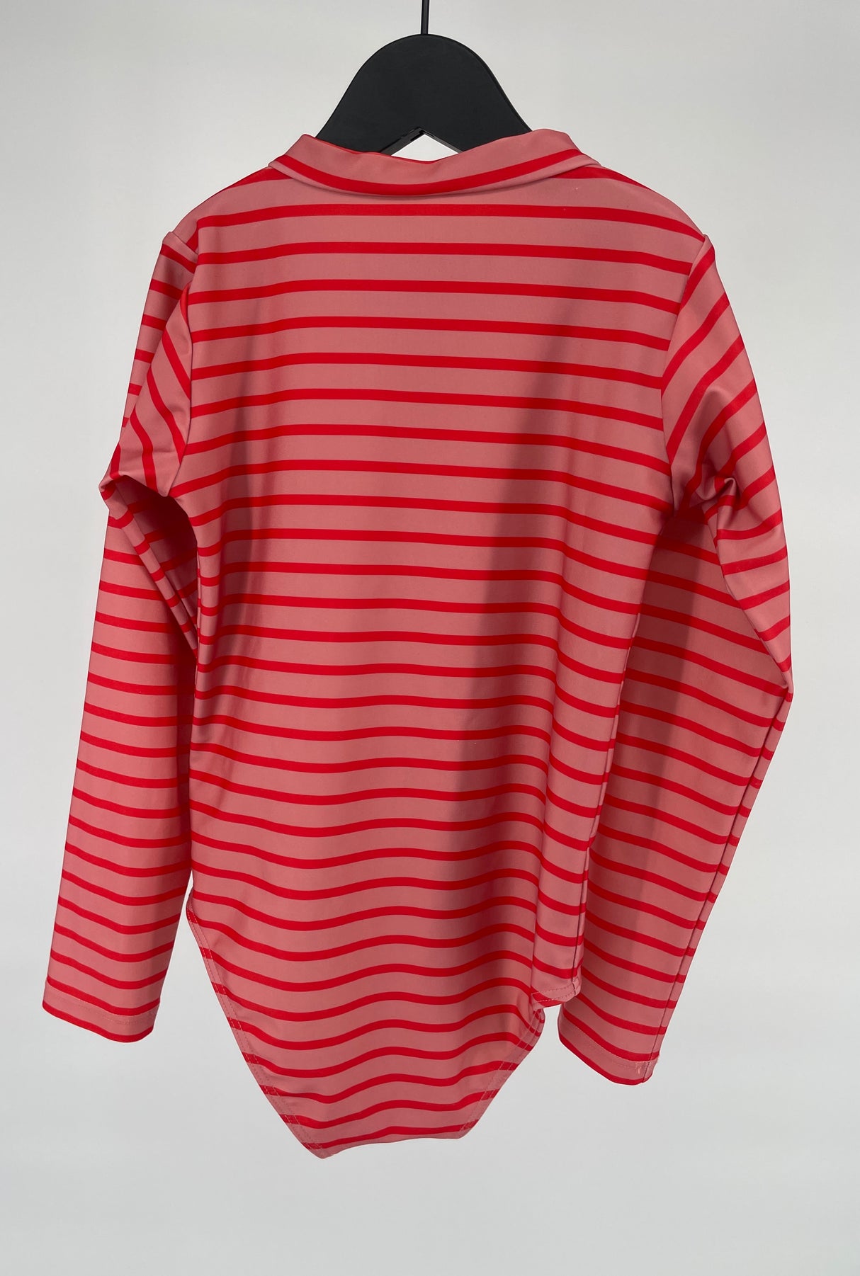 Badpak Lange Mouwen Roze Rood Gestreept Maat 134 / 140