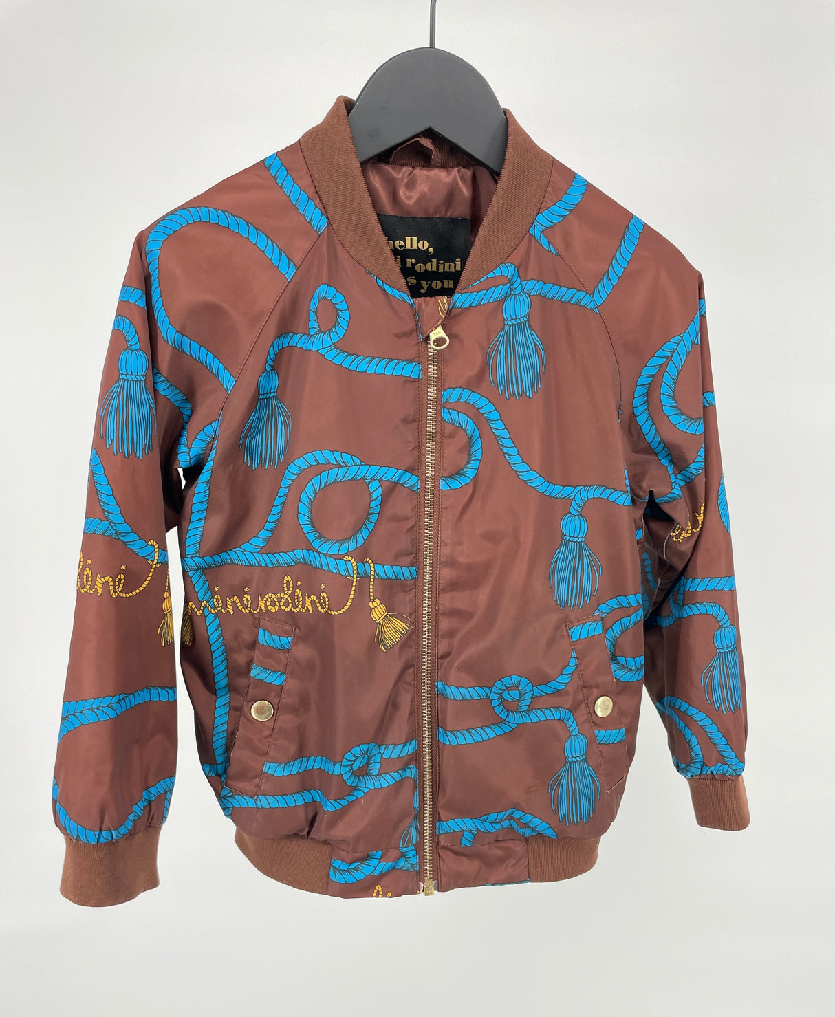 Baseball Jas Bruin Touwen Maat 116 / 122