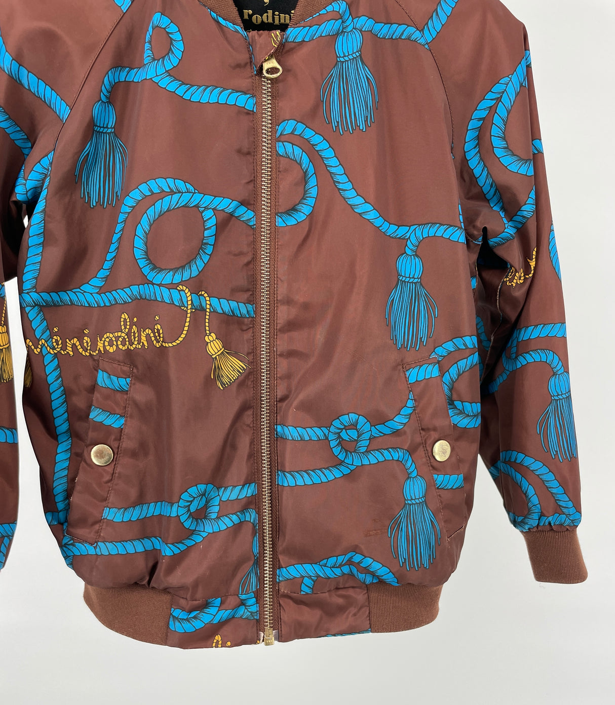 Baseball Jas Bruin Touwen Maat 116 / 122