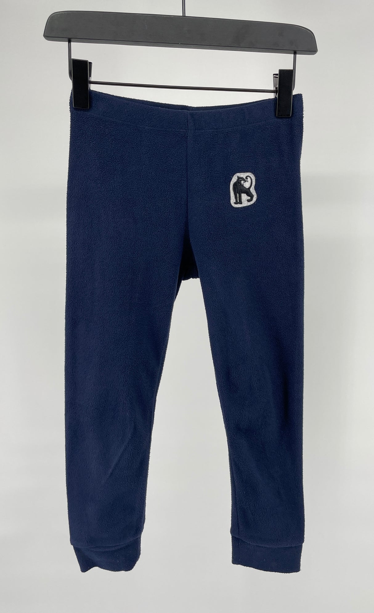 Broek Donkerblauw Fleece Maat 104 / 110