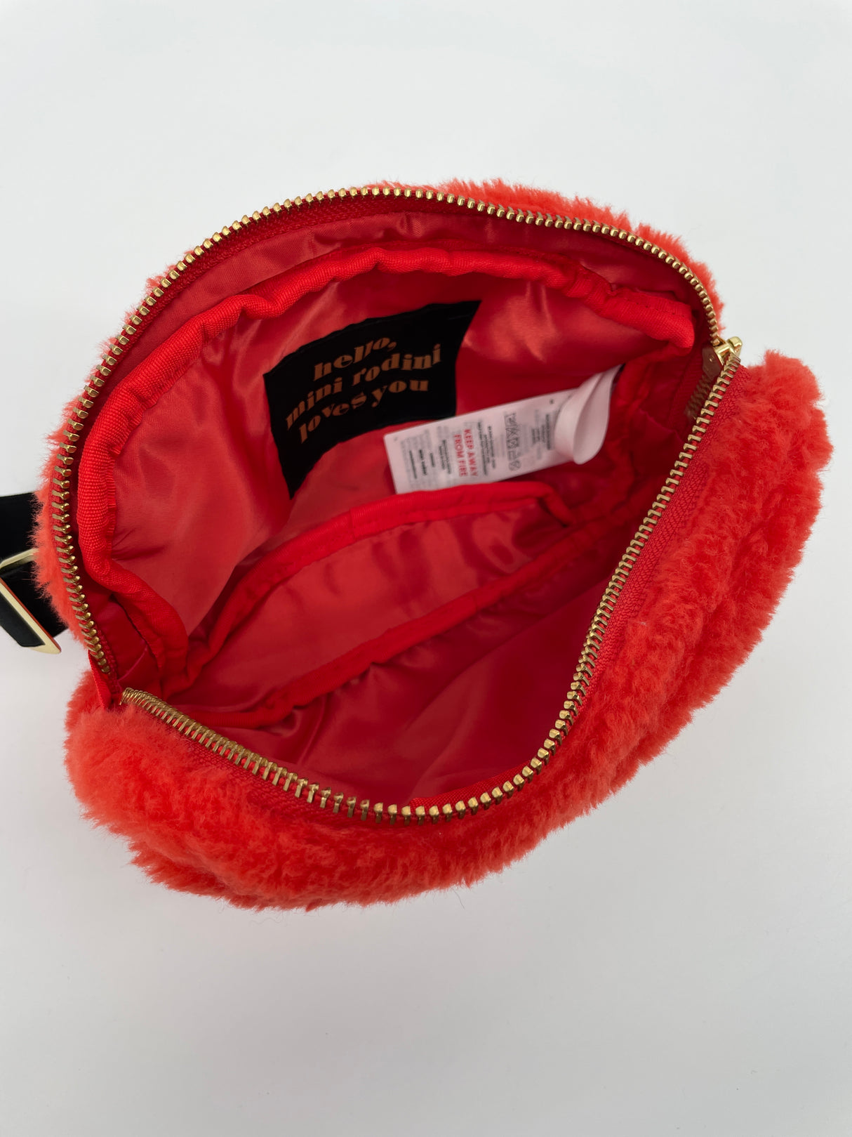 Heuptasje Rood met Panda